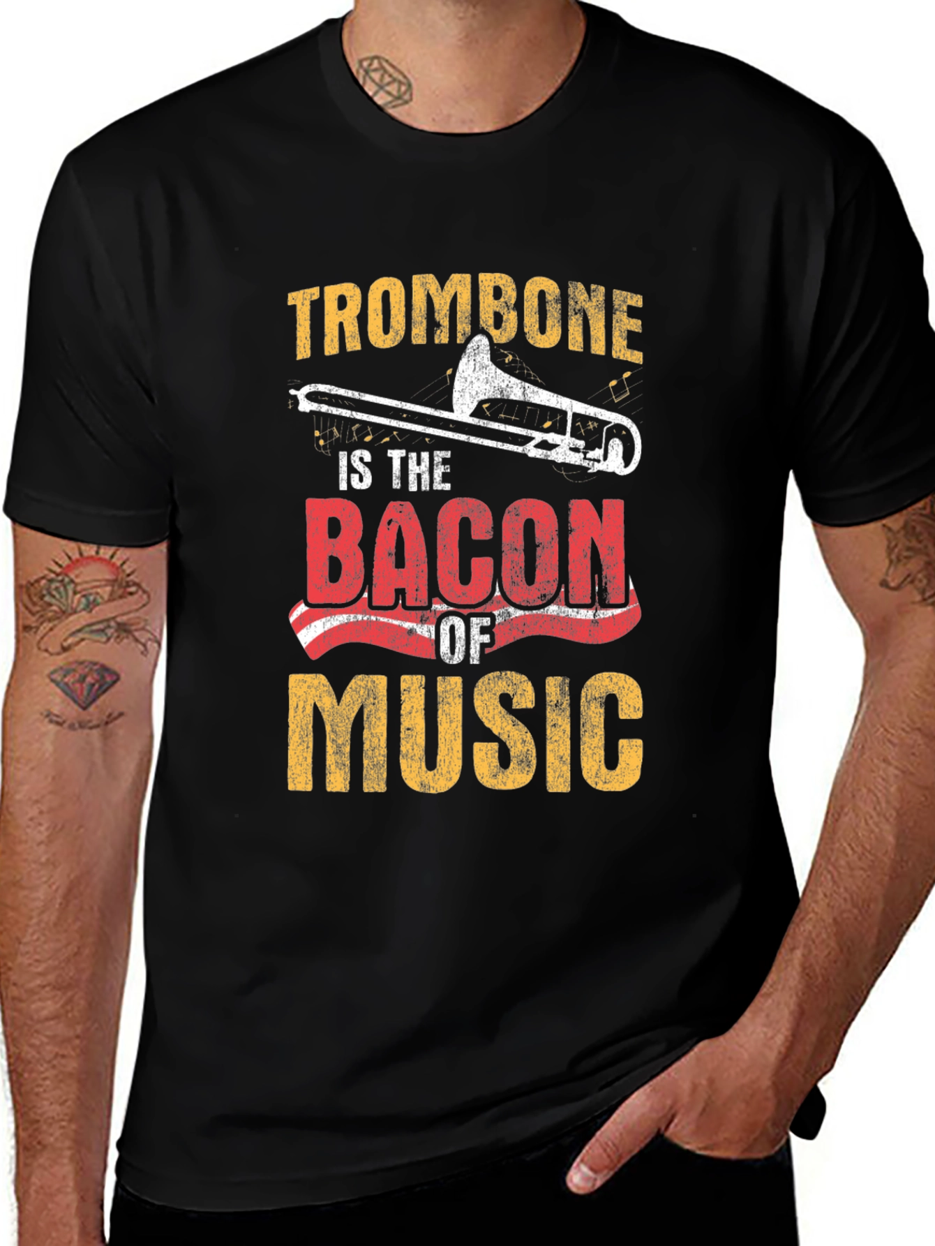 Trombone is the Bacon of Music T-Shirt