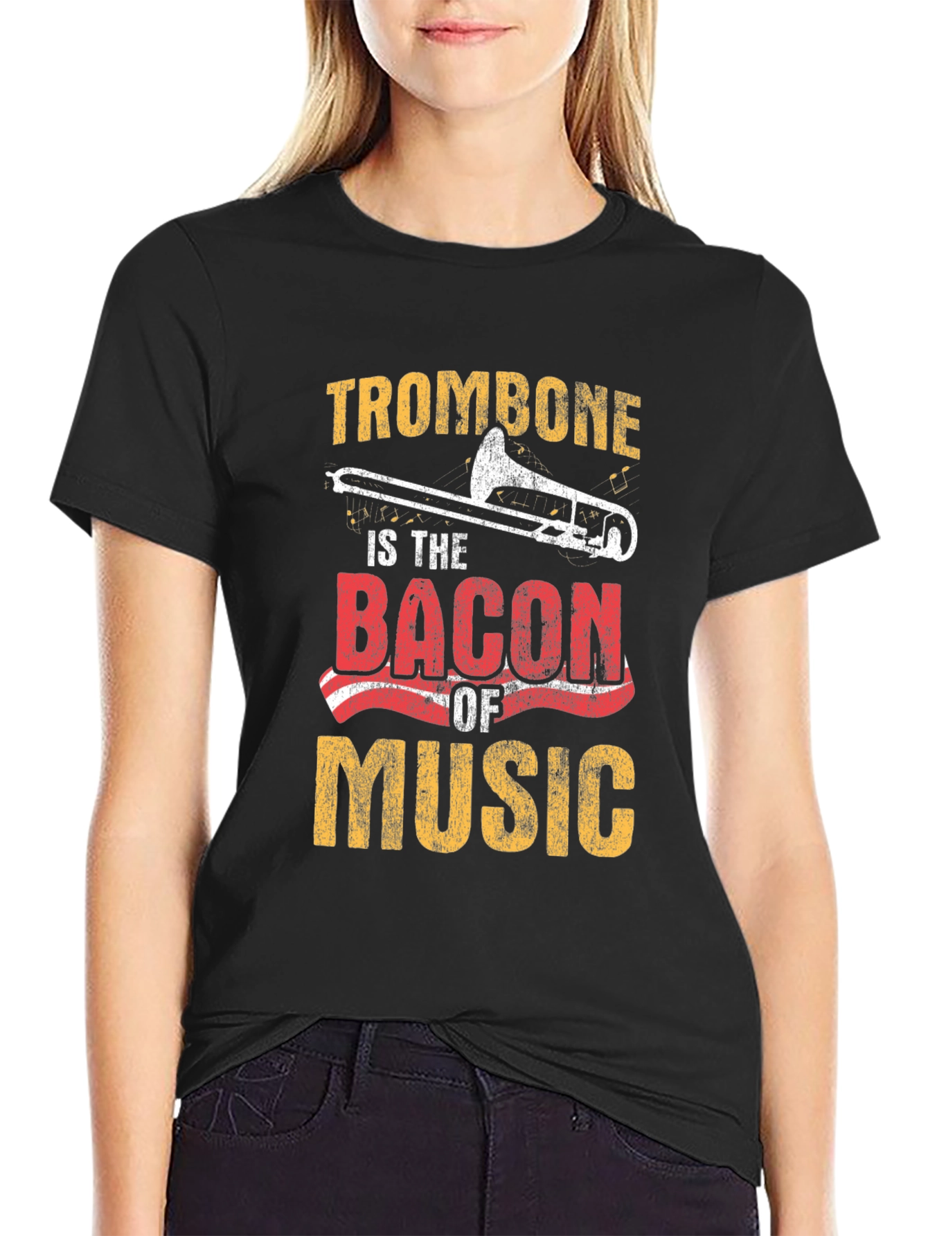 Trombone is the Bacon of Music T-Shirt
