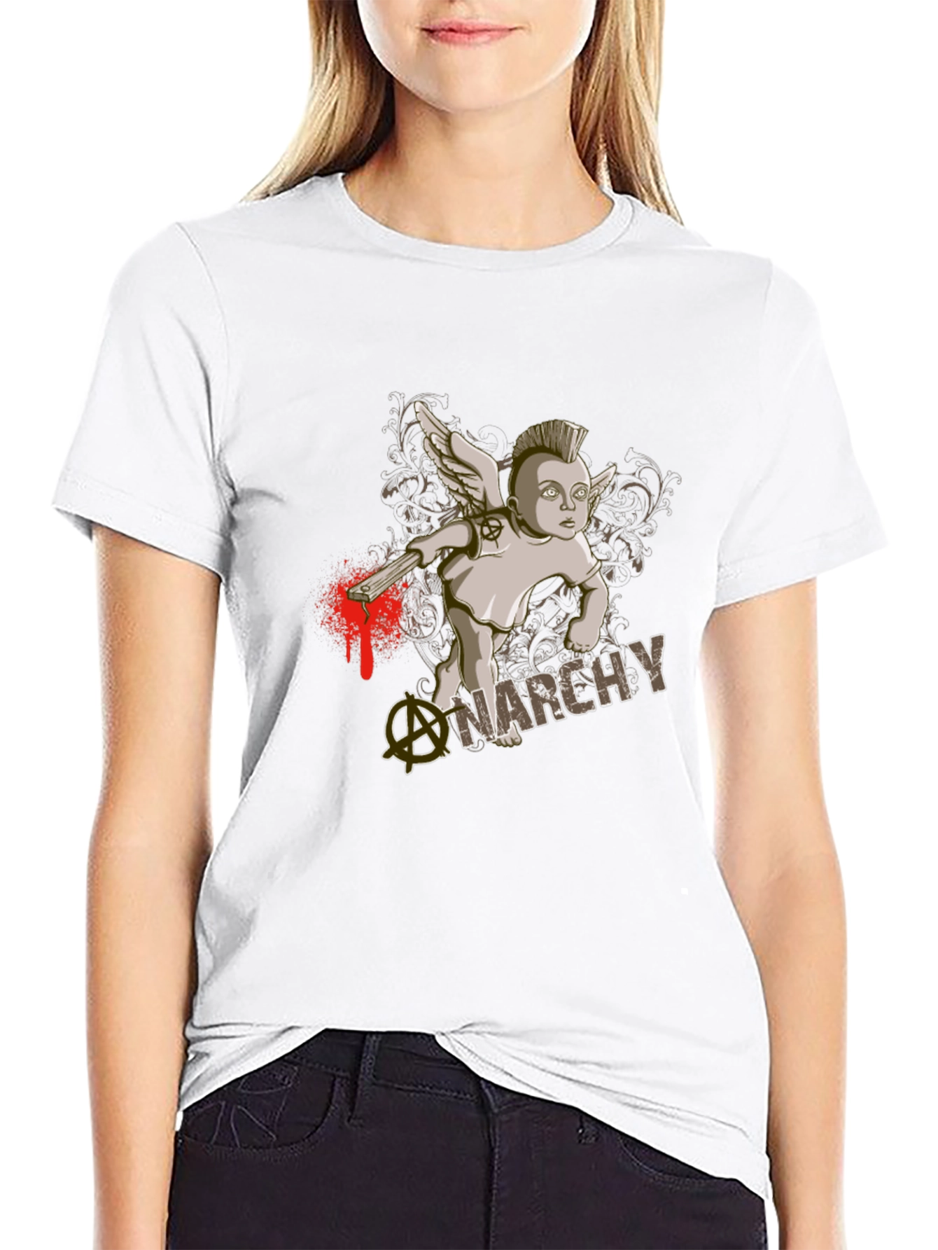 Anarchy Punk Baby Graphic T-Shirt