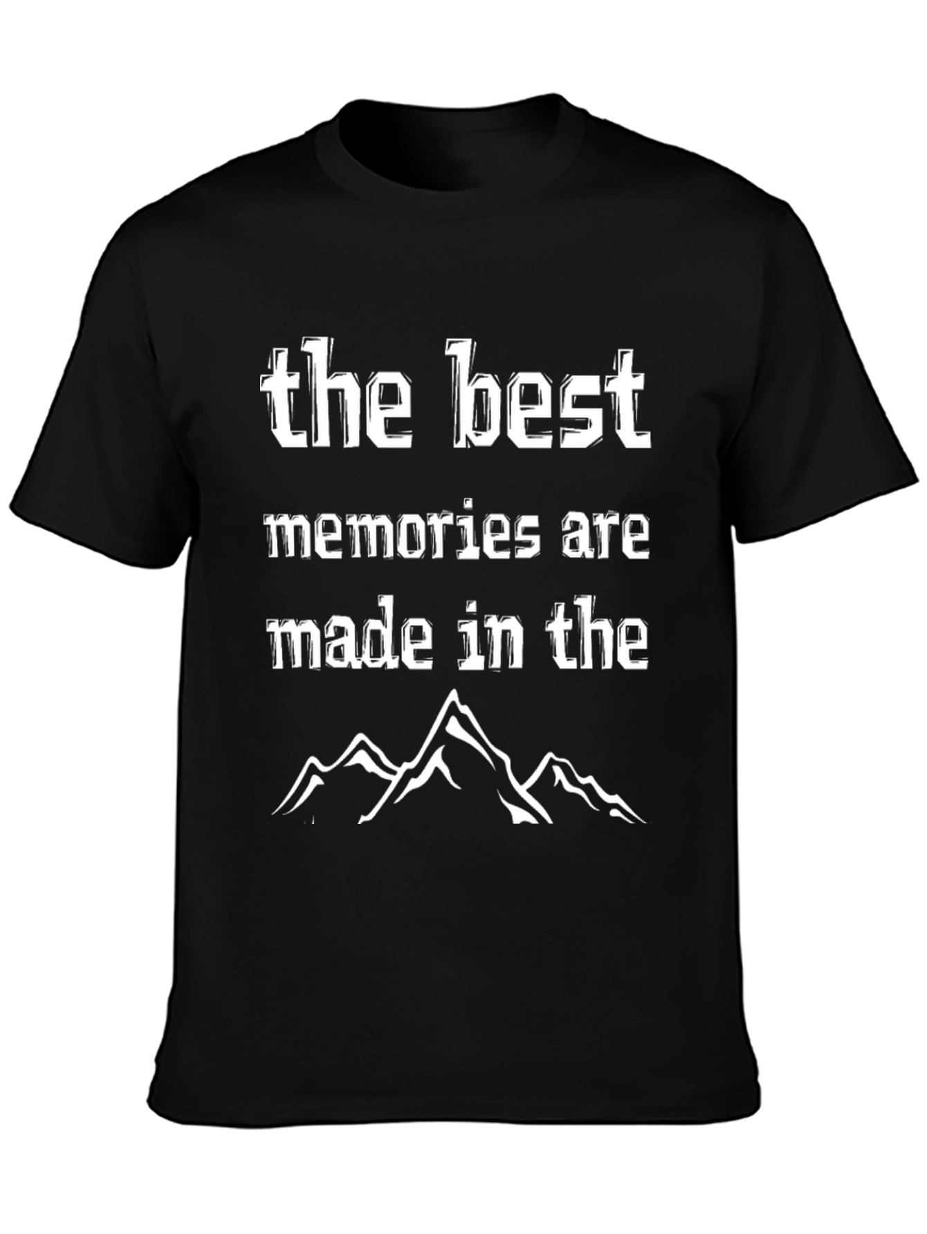 Mountains Memory Black T-Shirt