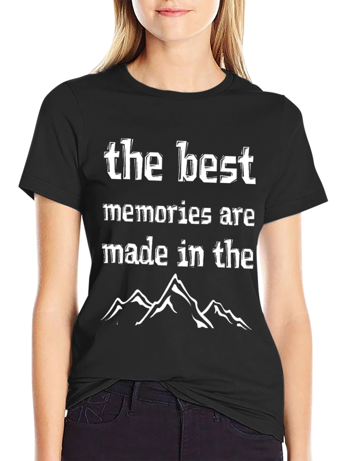 Mountains Memory Black T-Shirt