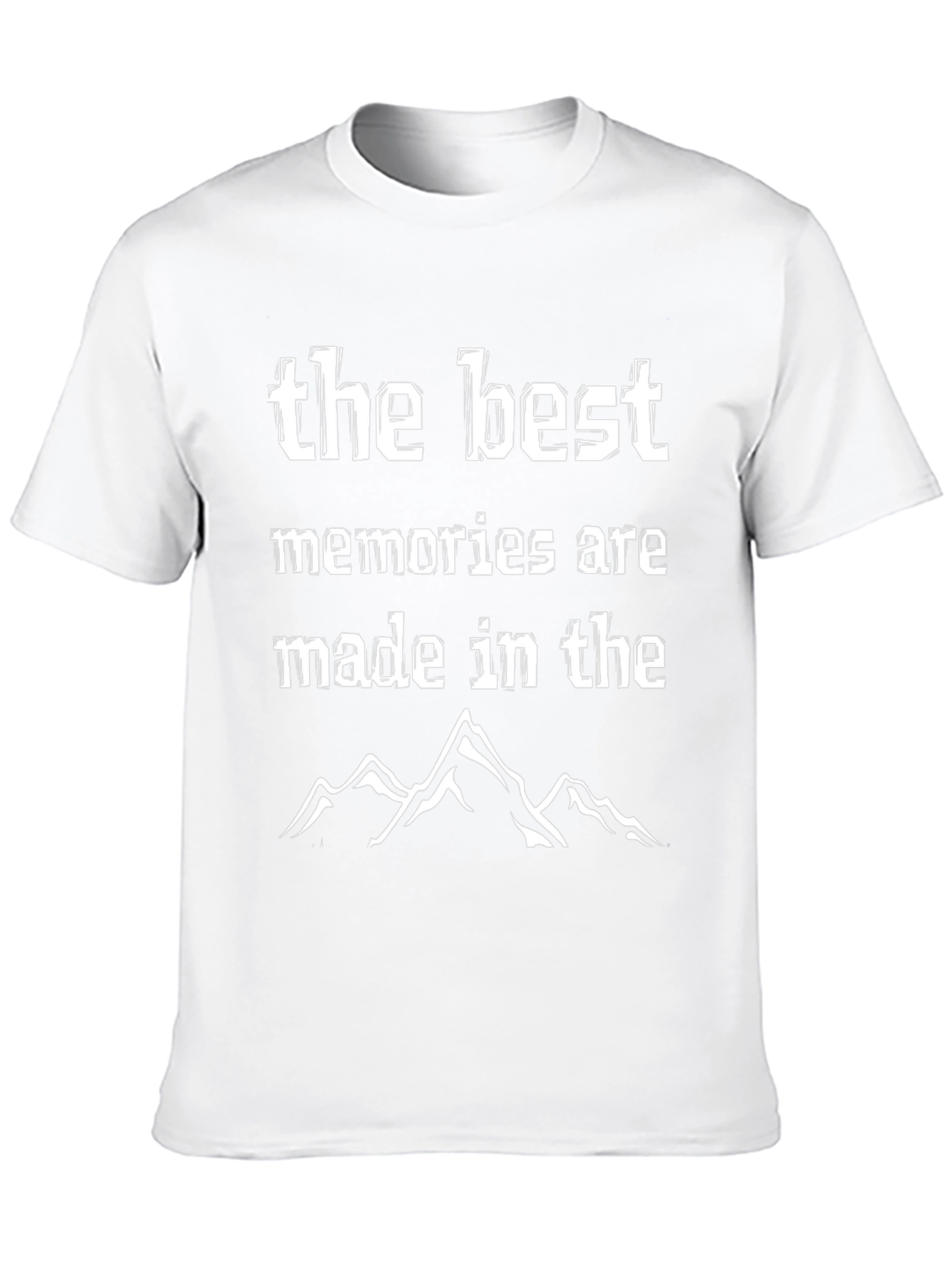 Mountains Memory Black T-Shirt