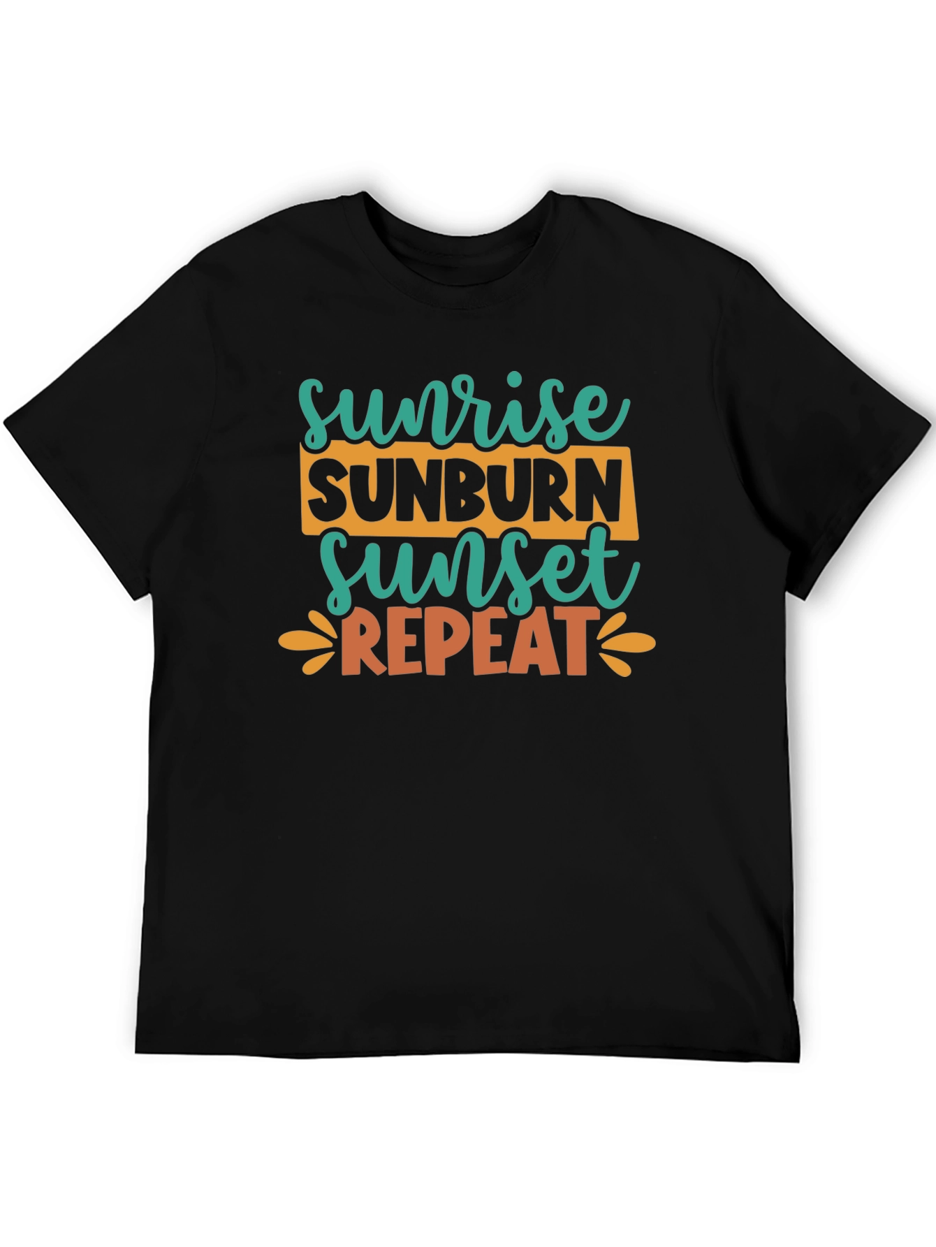 Sunrise Sunburn Sunset Repeat Graphic Tee