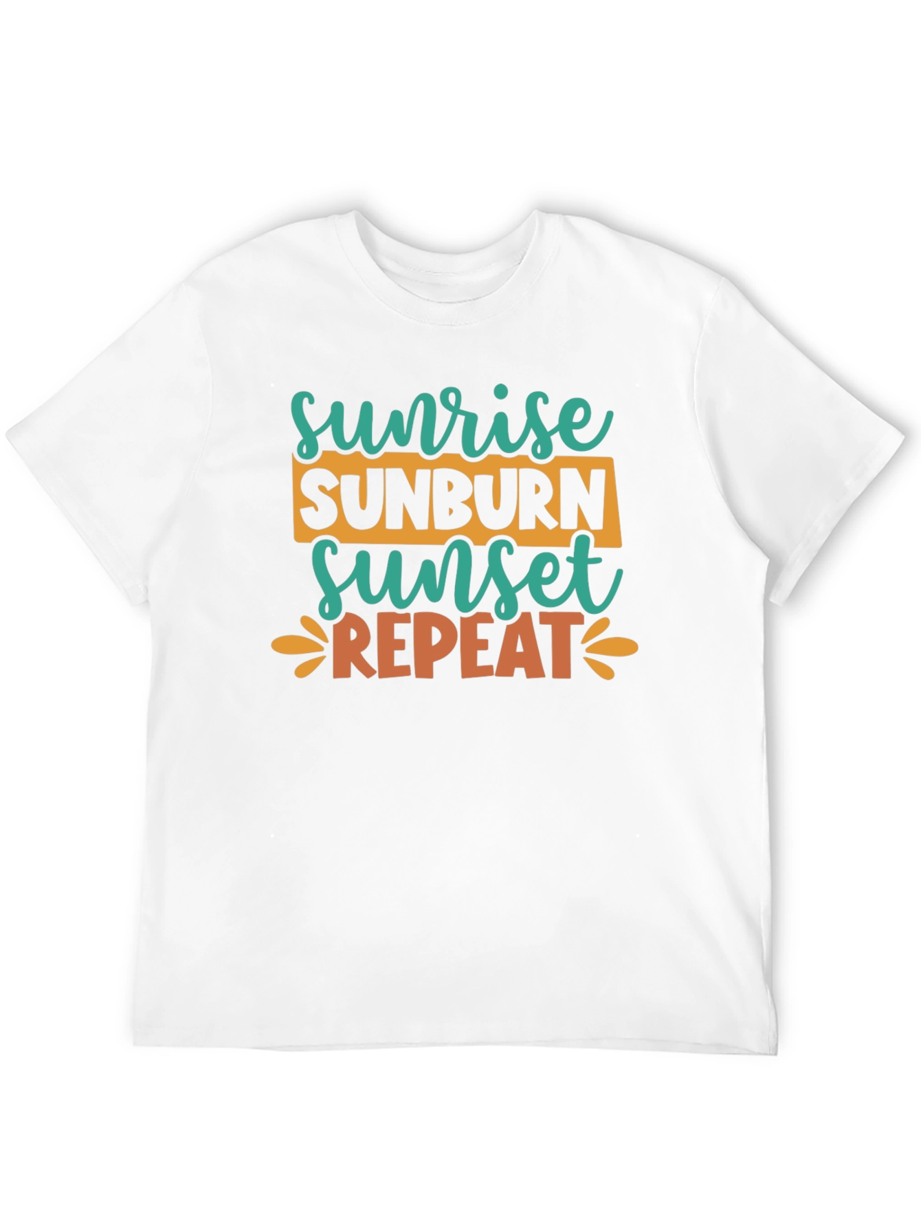 Sunrise Sunburn Sunset Repeat Graphic Tee
