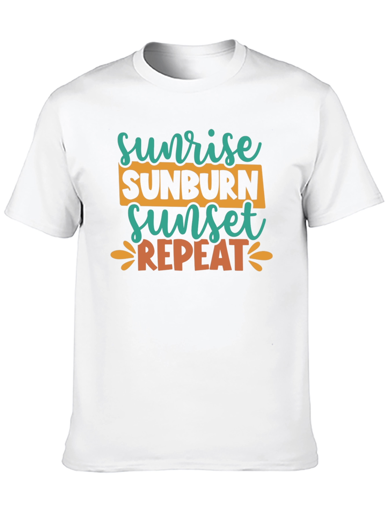 Sunrise Sunburn Sunset Repeat Graphic Tee