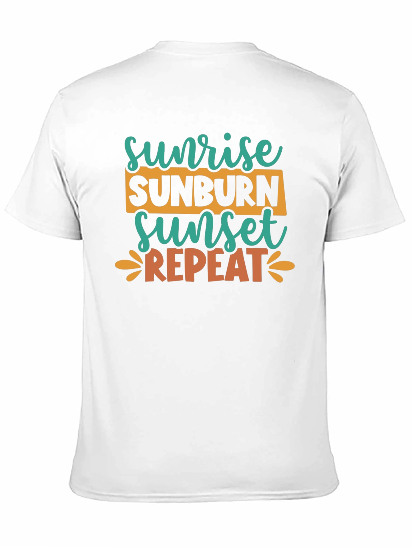 Sunrise Sunburn Sunset Repeat Graphic Tee