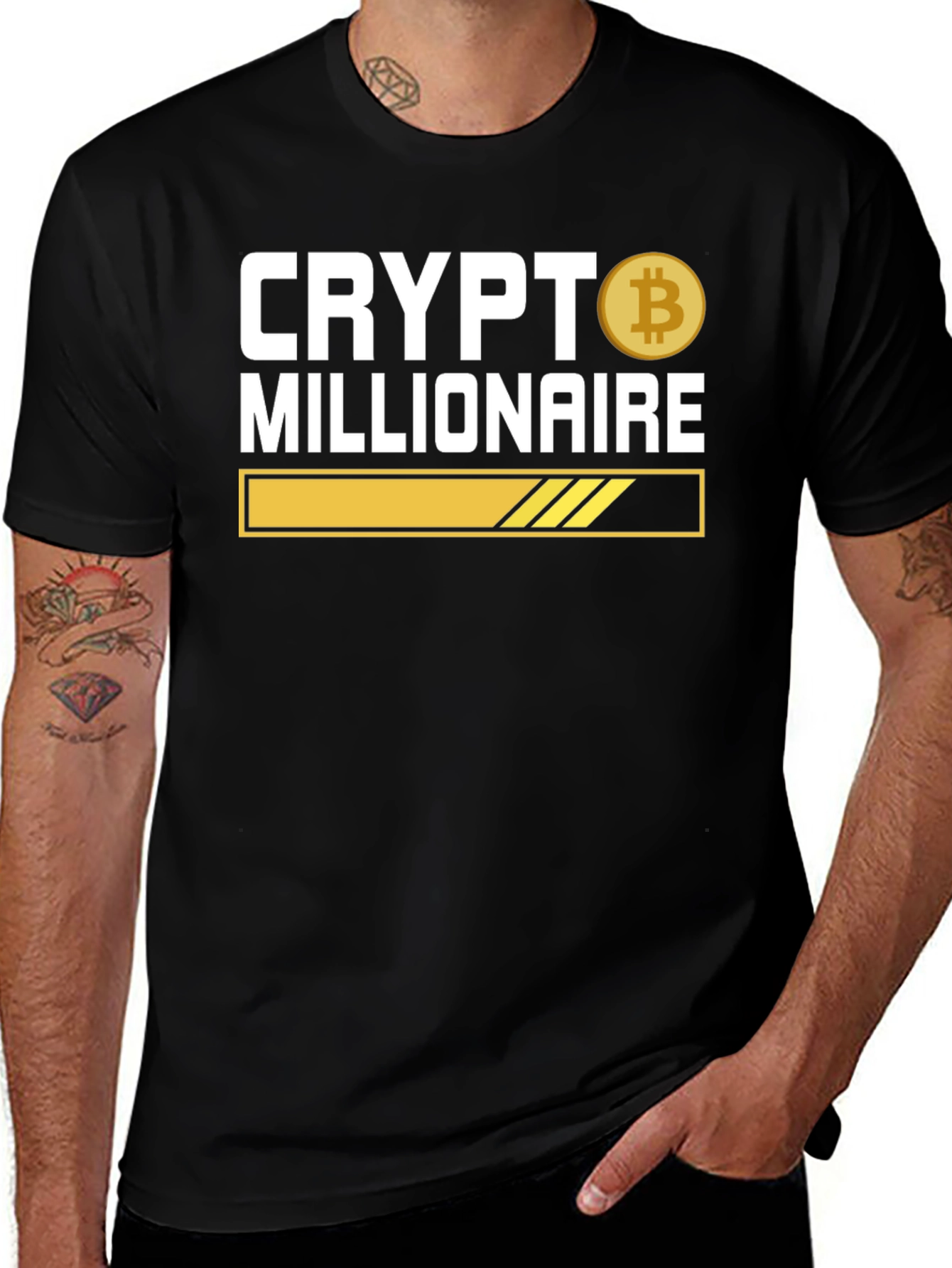 Crypto Millionaire Graphic Tee