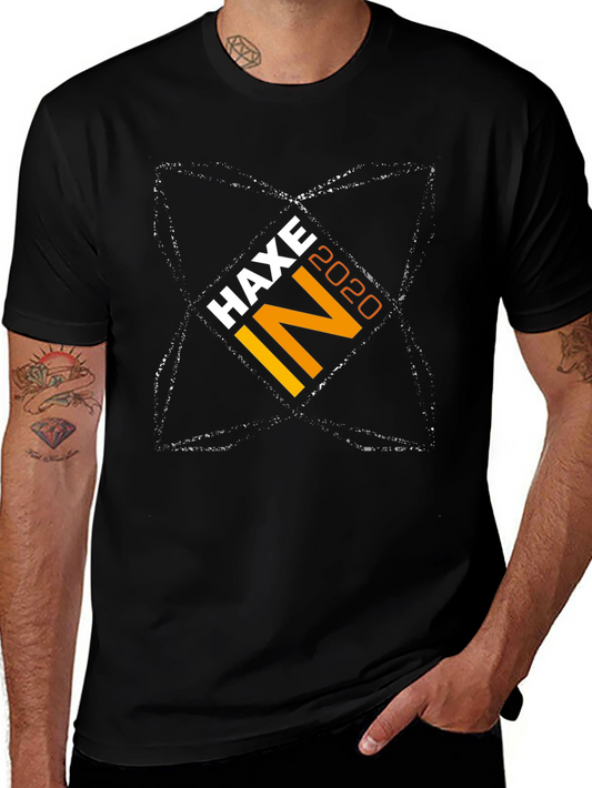 HAXE IN 2020 Graphic Tee - Trendy Black T-Shirt