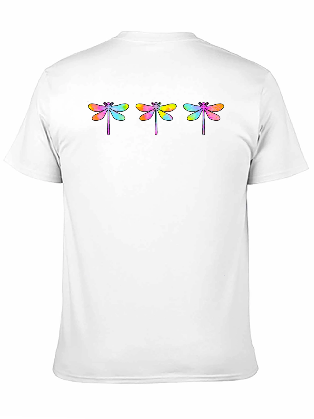 Rainbow Dragonfly Graphic T-Shirt