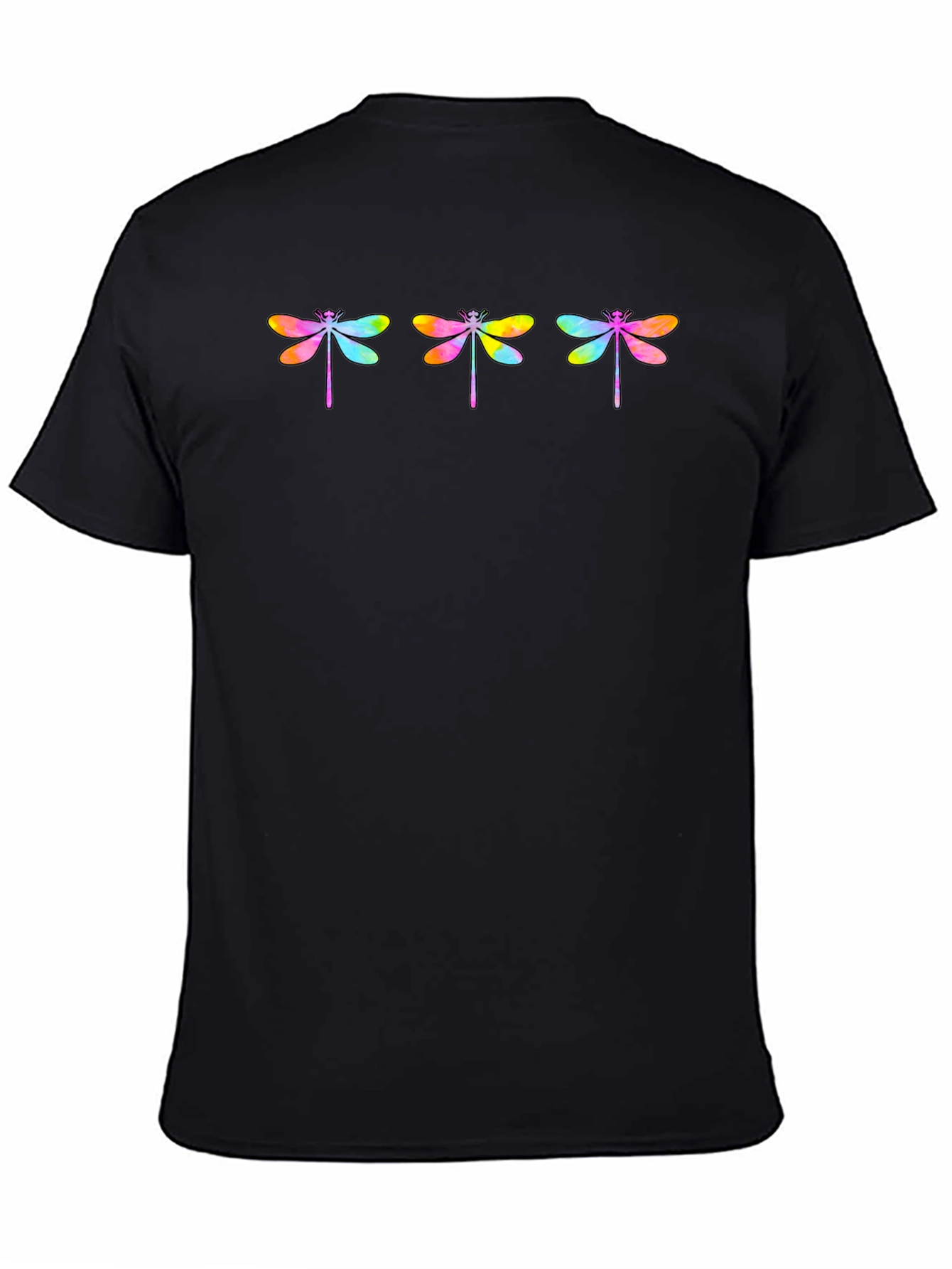 Rainbow Dragonfly Graphic T-Shirt