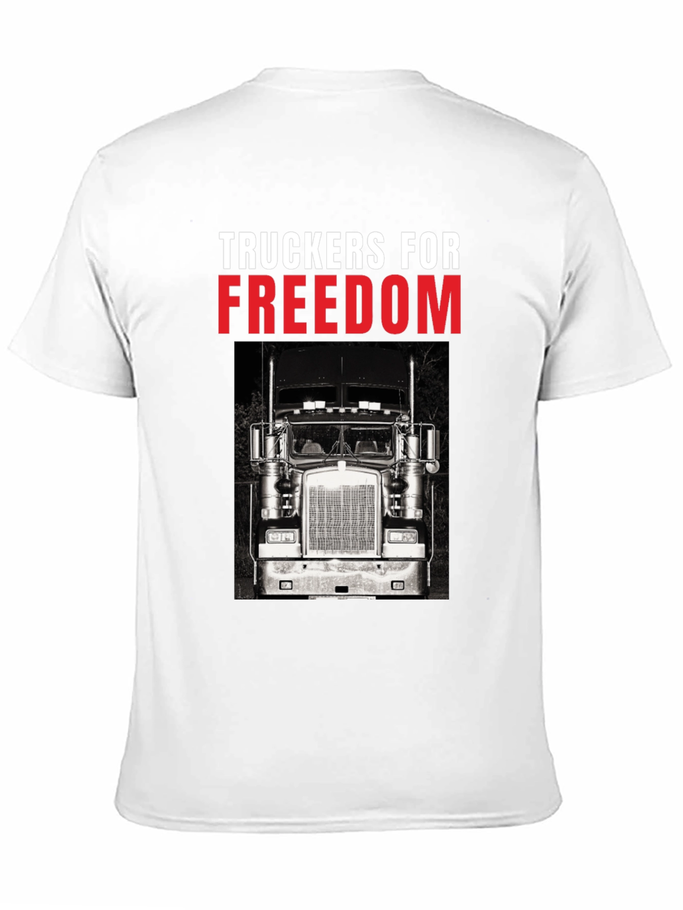 Truckers for Freedom Black T-Shirt