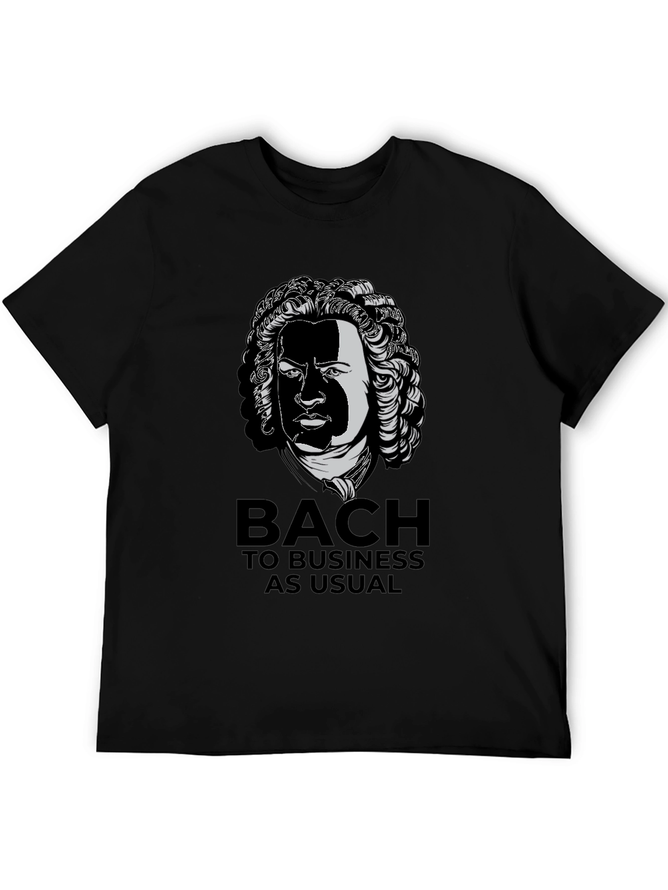 Bach to Business Black Graphic Tee