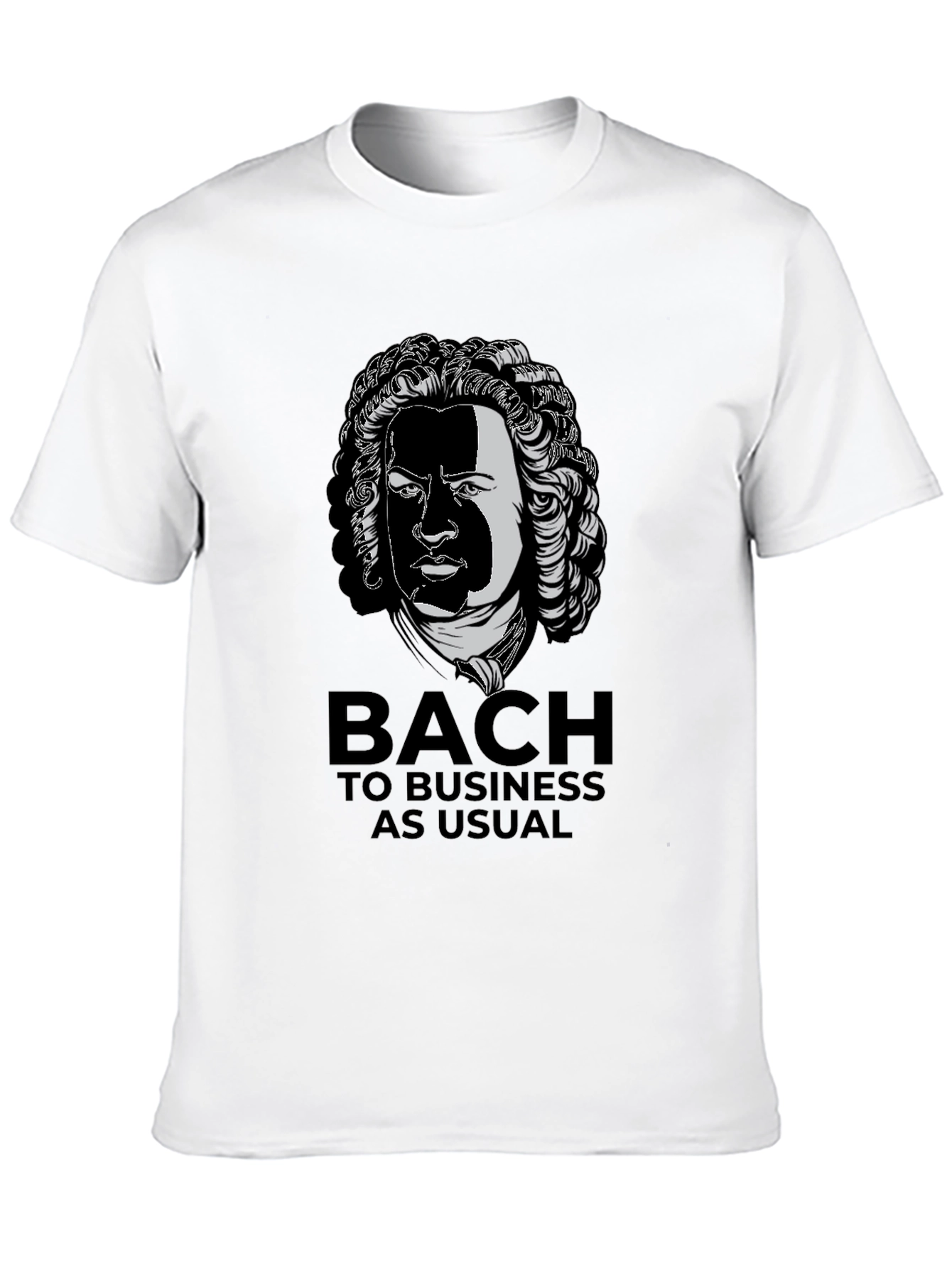 Bach to Business Black Graphic Tee