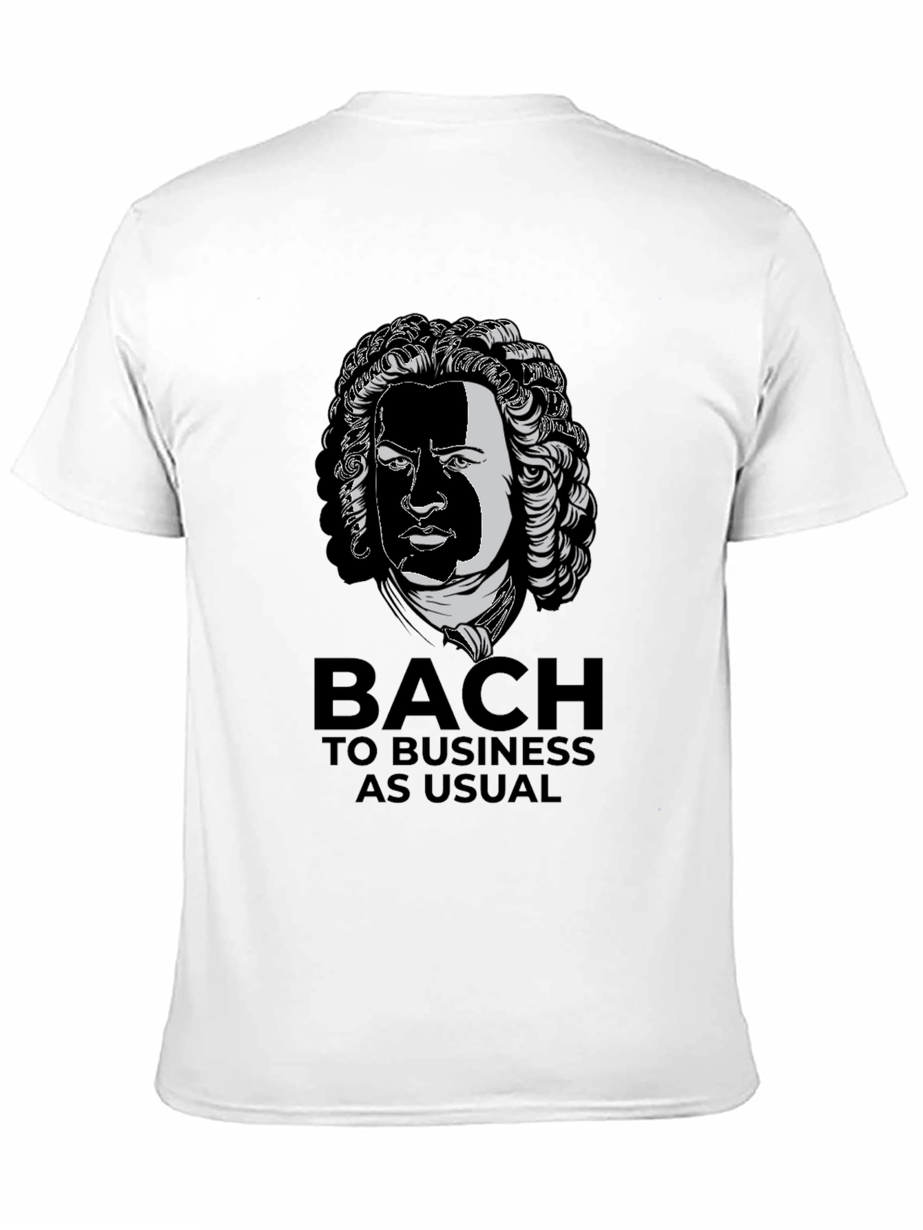 Bach to Business Black Graphic Tee