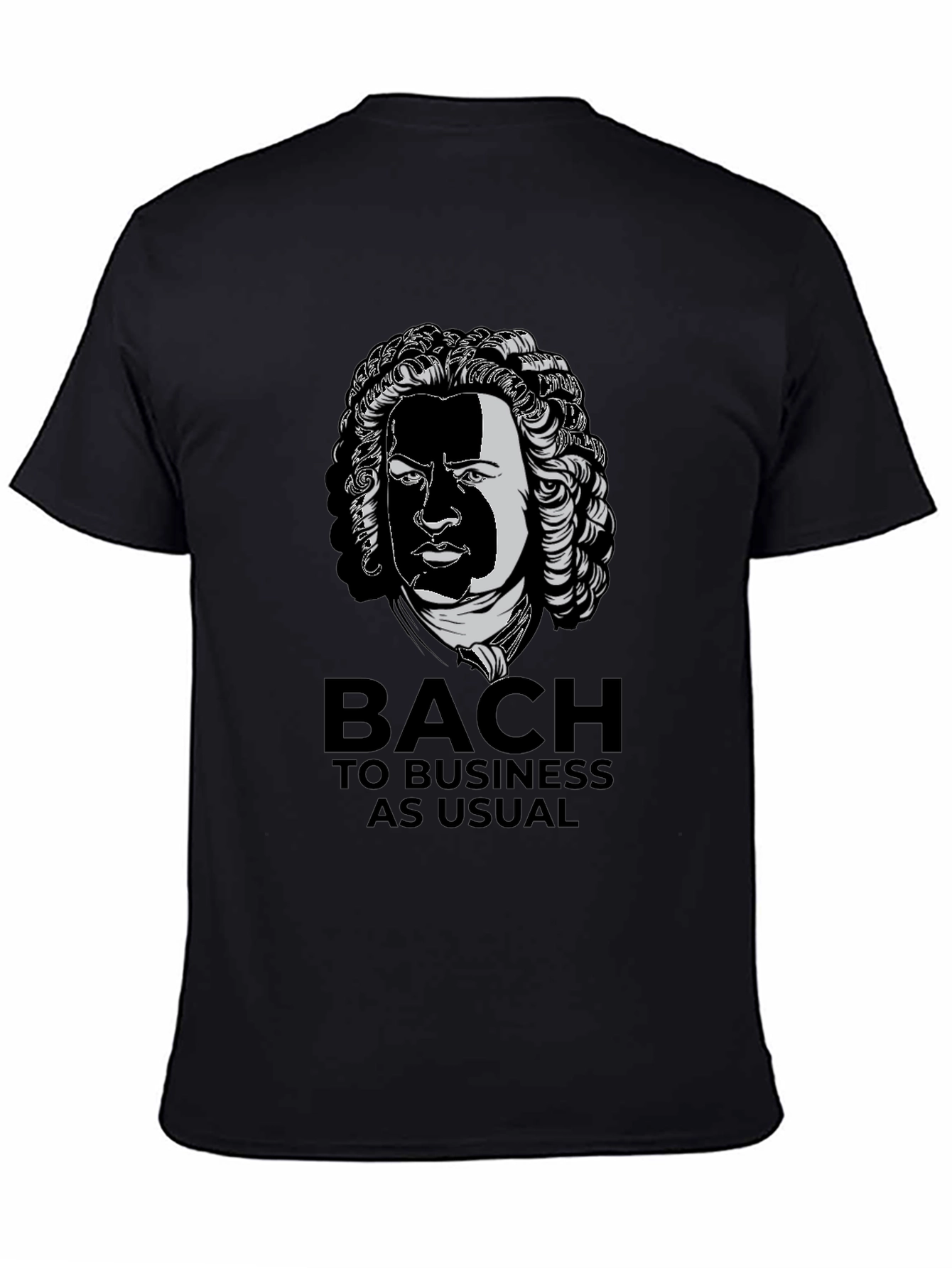 Bach to Business Black Graphic Tee