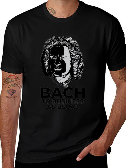 Bach to Business Black Graphic Tee