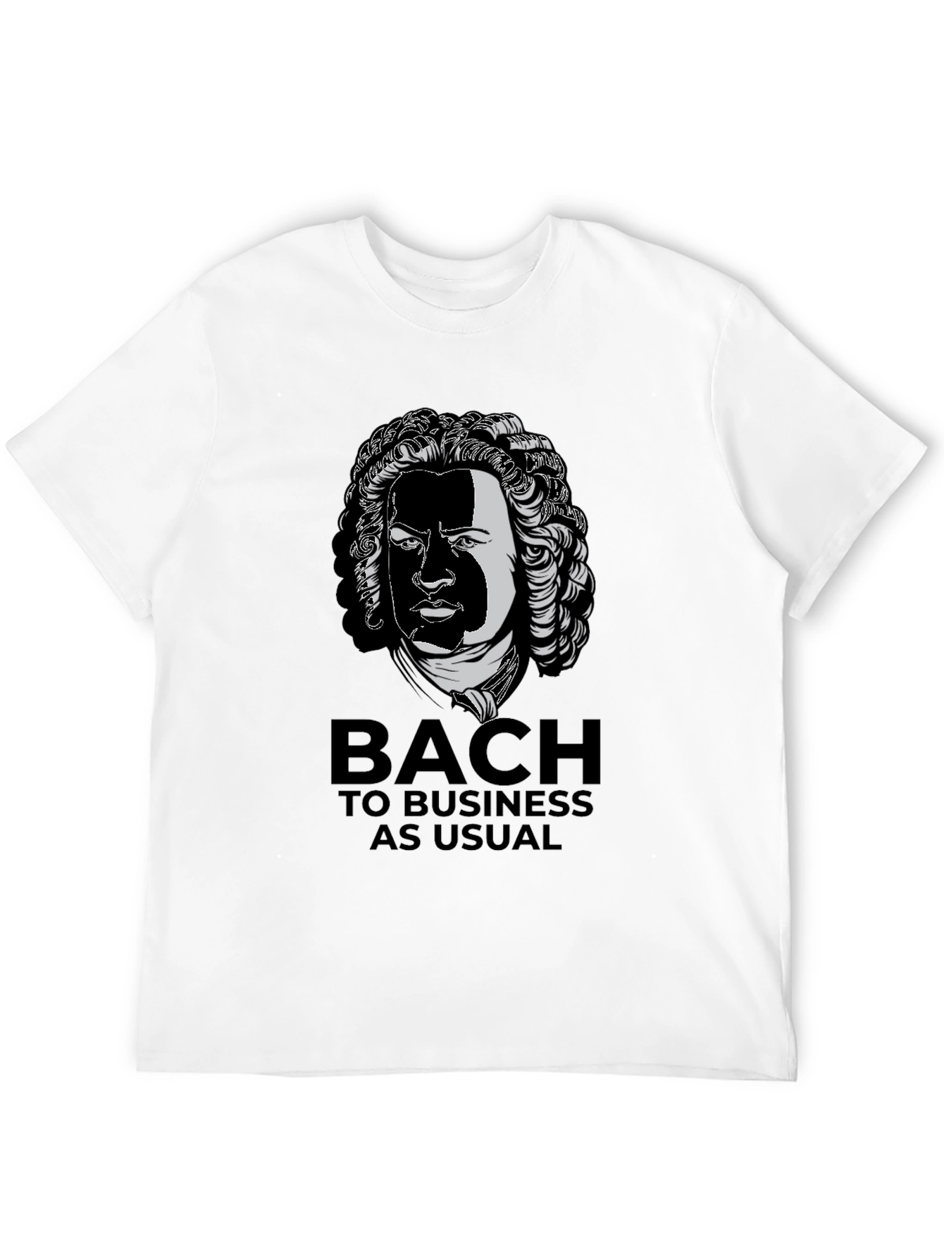Bach to Business Black Graphic Tee