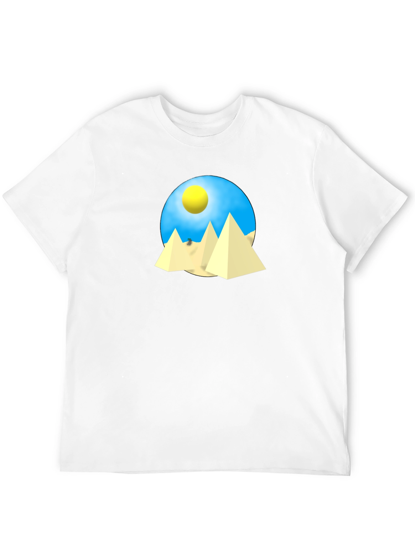 Egyptian Pyramid Graphic T-Shirt