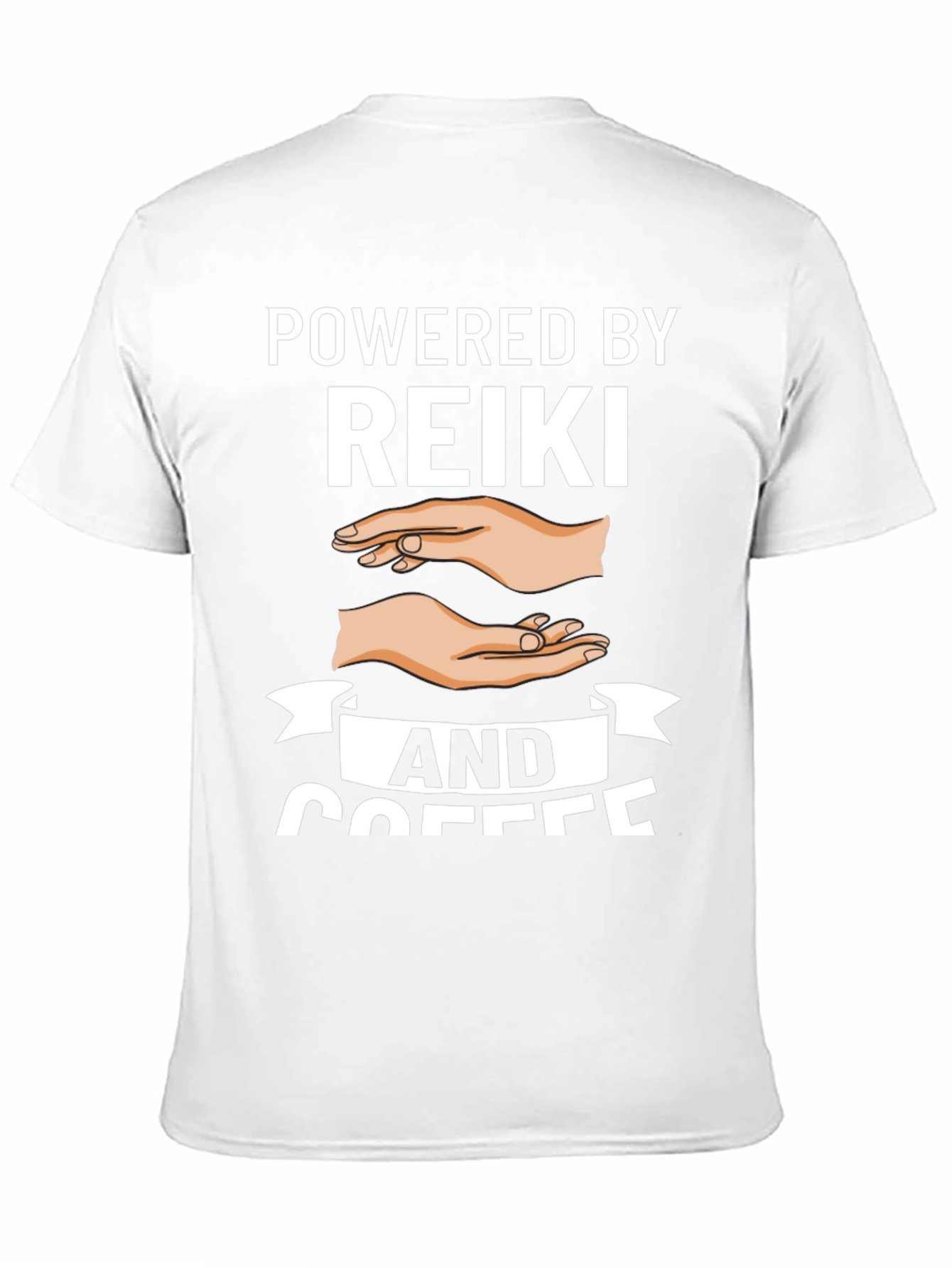 Powered by Reiki and Coffee Graphic Tee