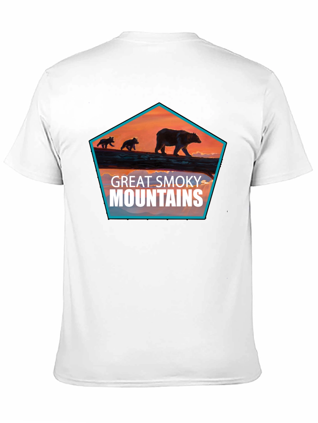 Great Smoky Mountains Bear Graphic T-Shirt