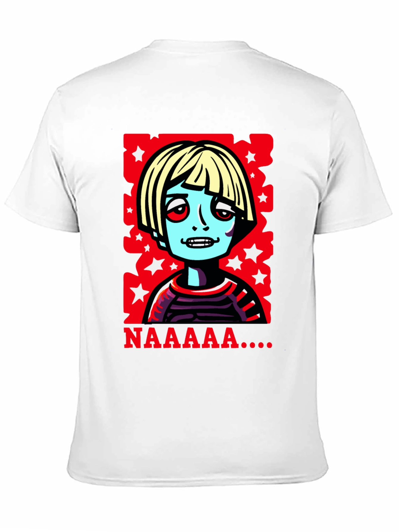 Zombie Kid T-Shirt - NAAAAAA! Retro Graphic Tee