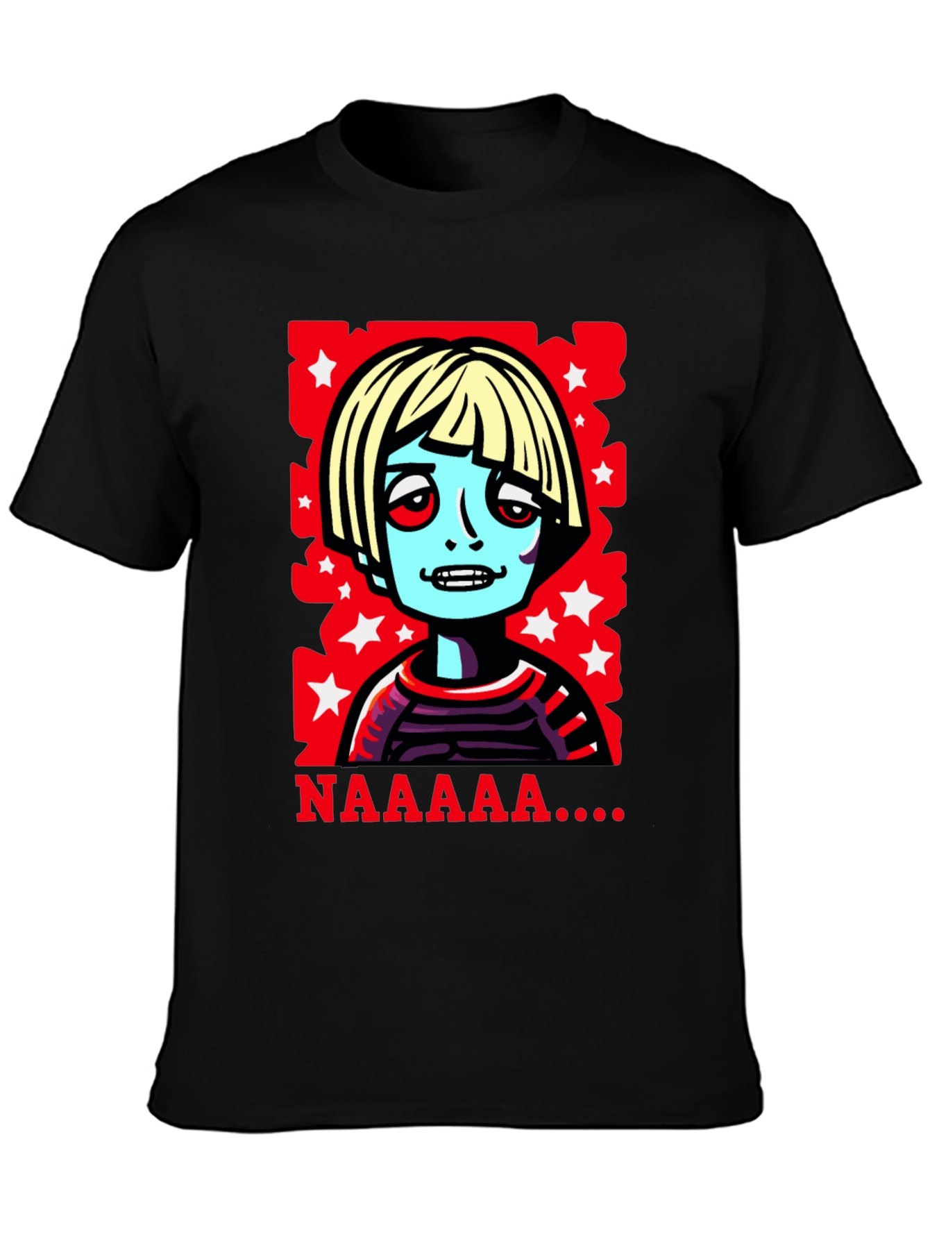Zombie Kid T-Shirt - NAAAAAA! Retro Graphic Tee