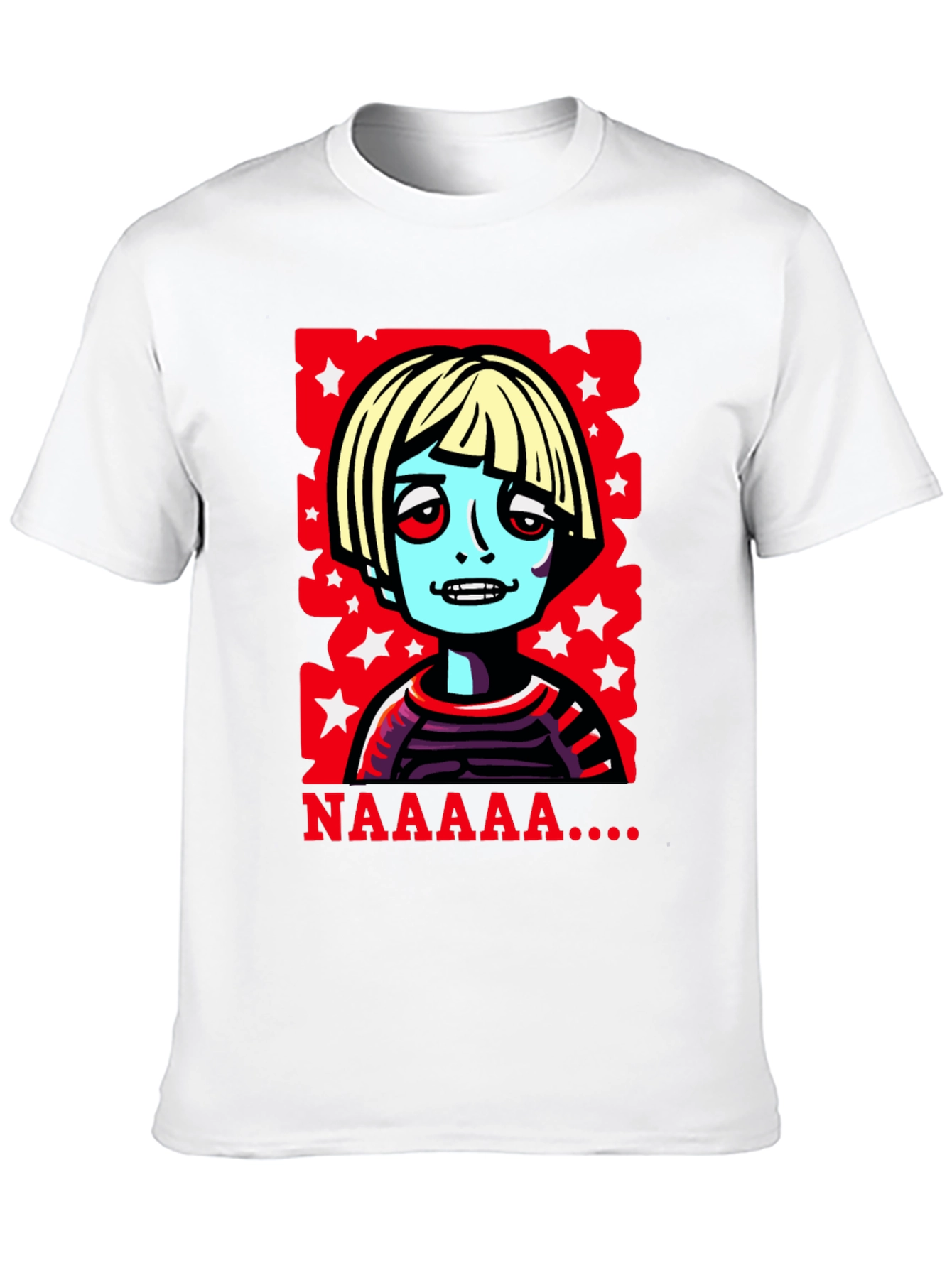 Zombie Kid T-Shirt - NAAAAAA! Retro Graphic Tee