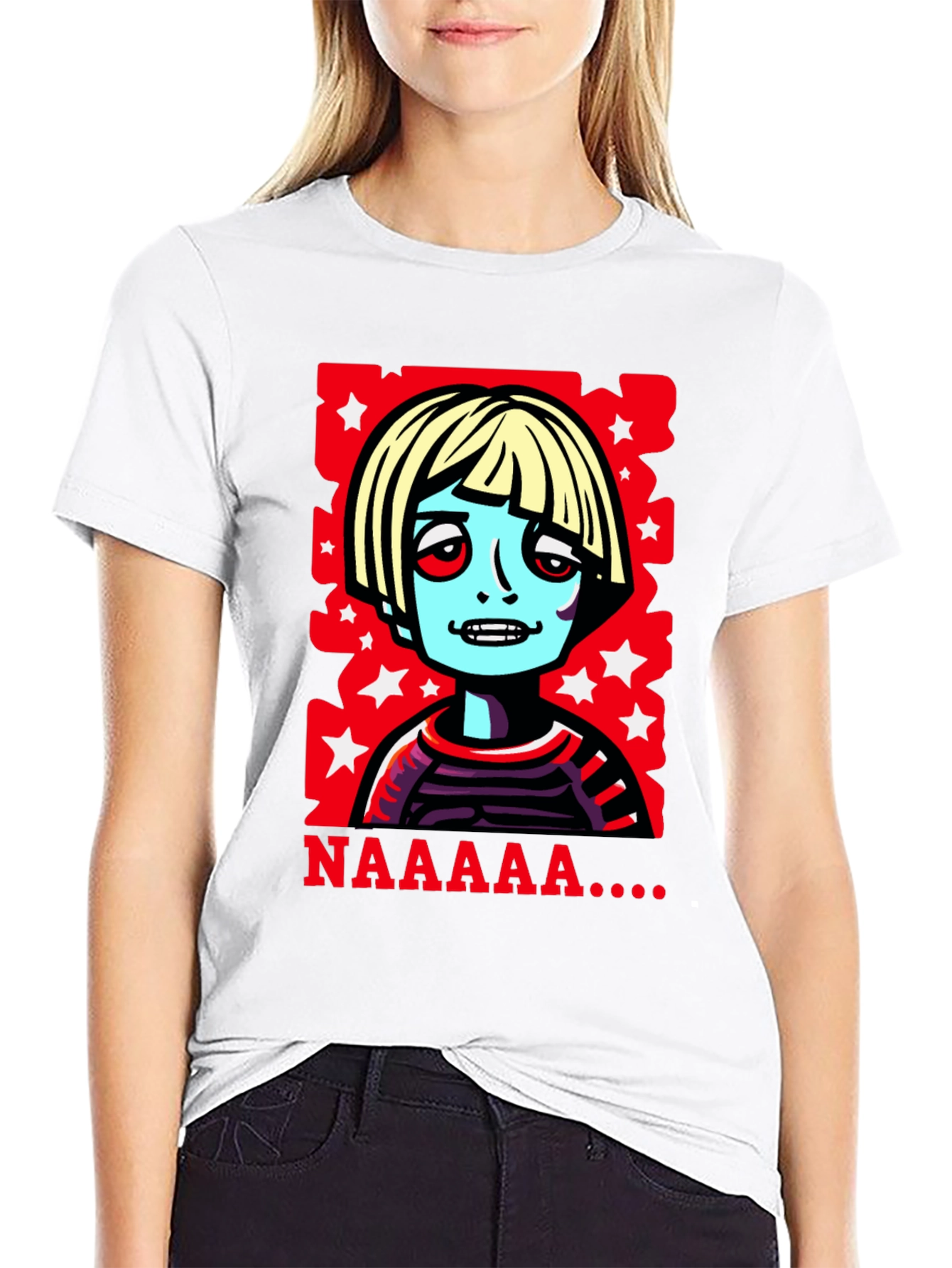 Zombie Kid T-Shirt - NAAAAAA! Retro Graphic Tee