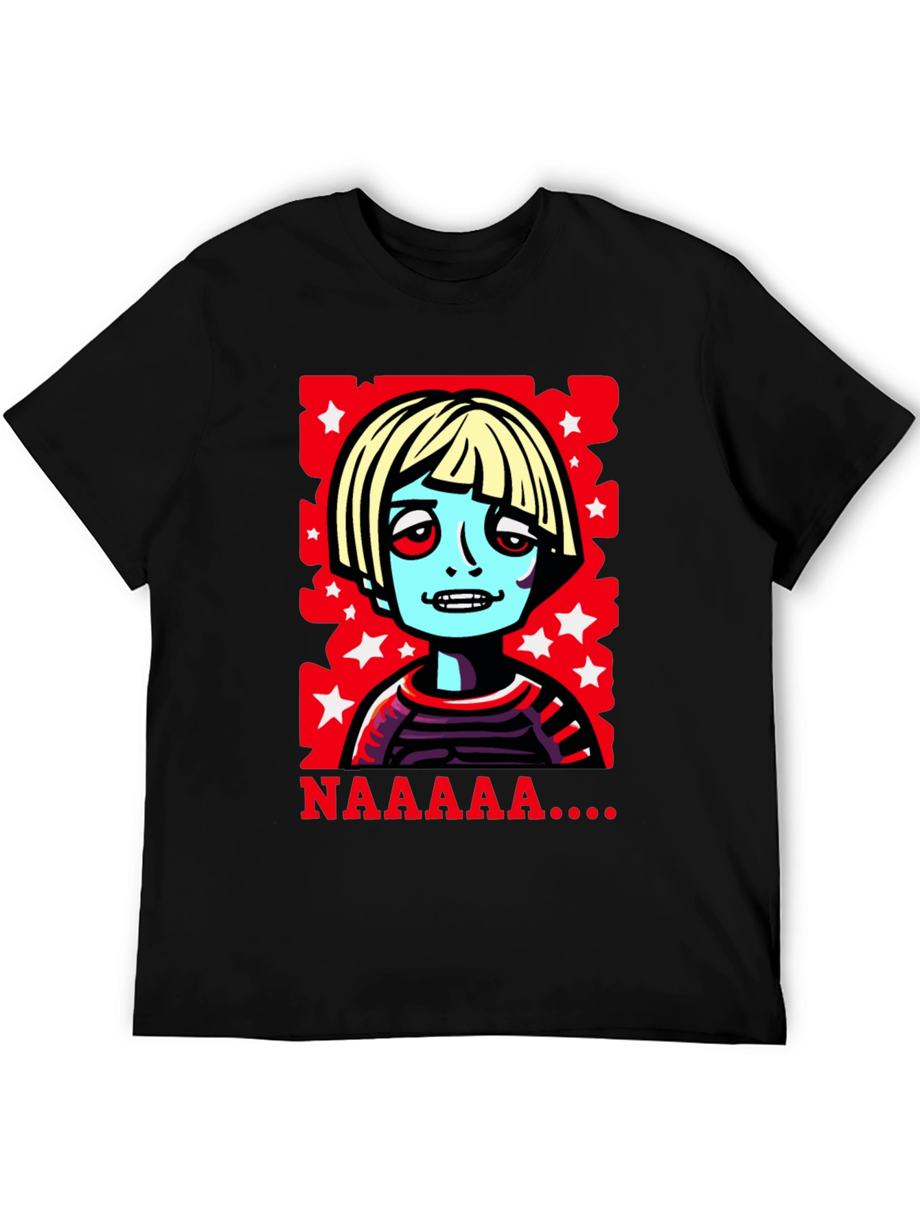 Zombie Kid T-Shirt - NAAAAAA! Retro Graphic Tee