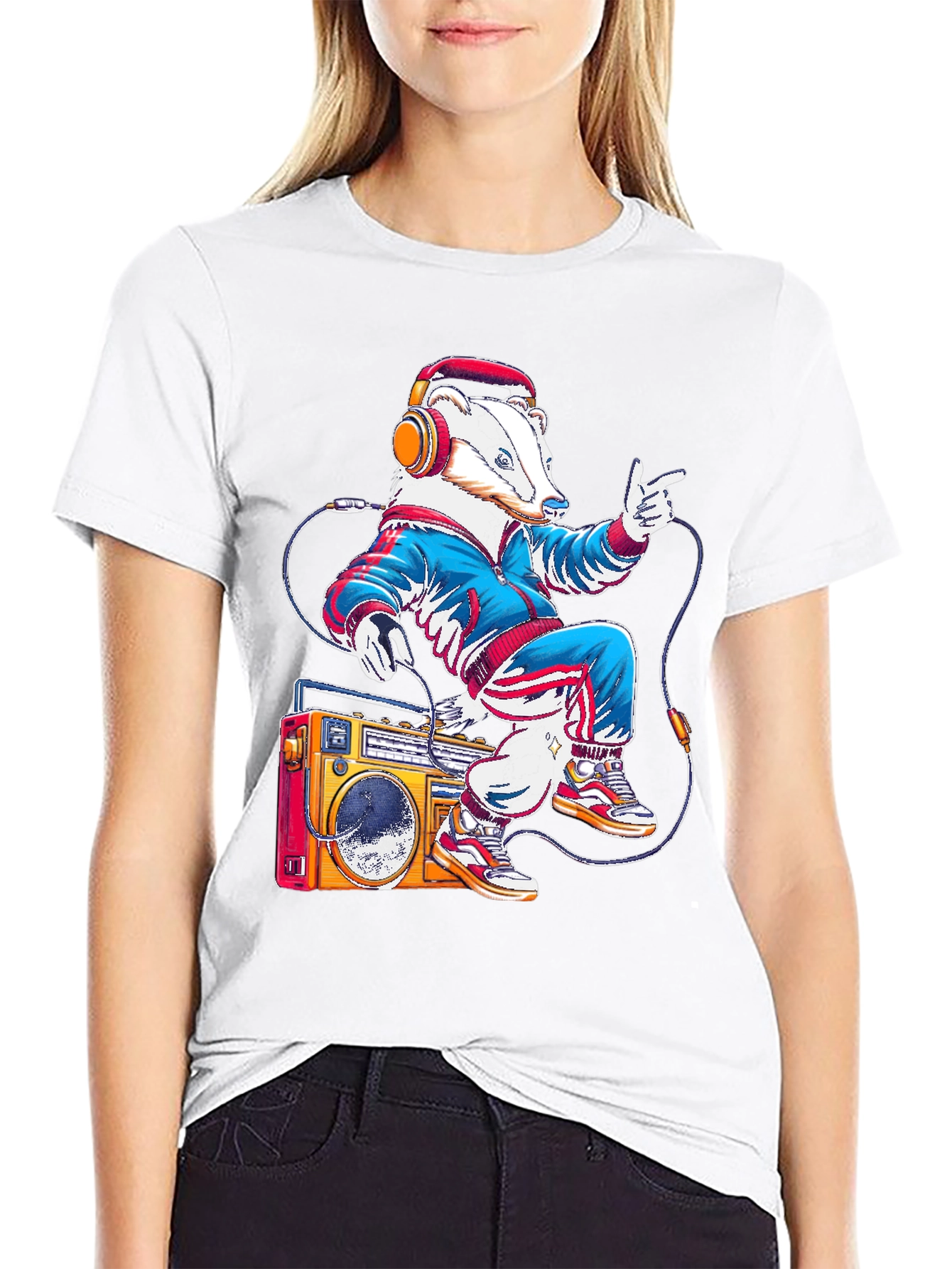 Retro Badger Graphic Tee