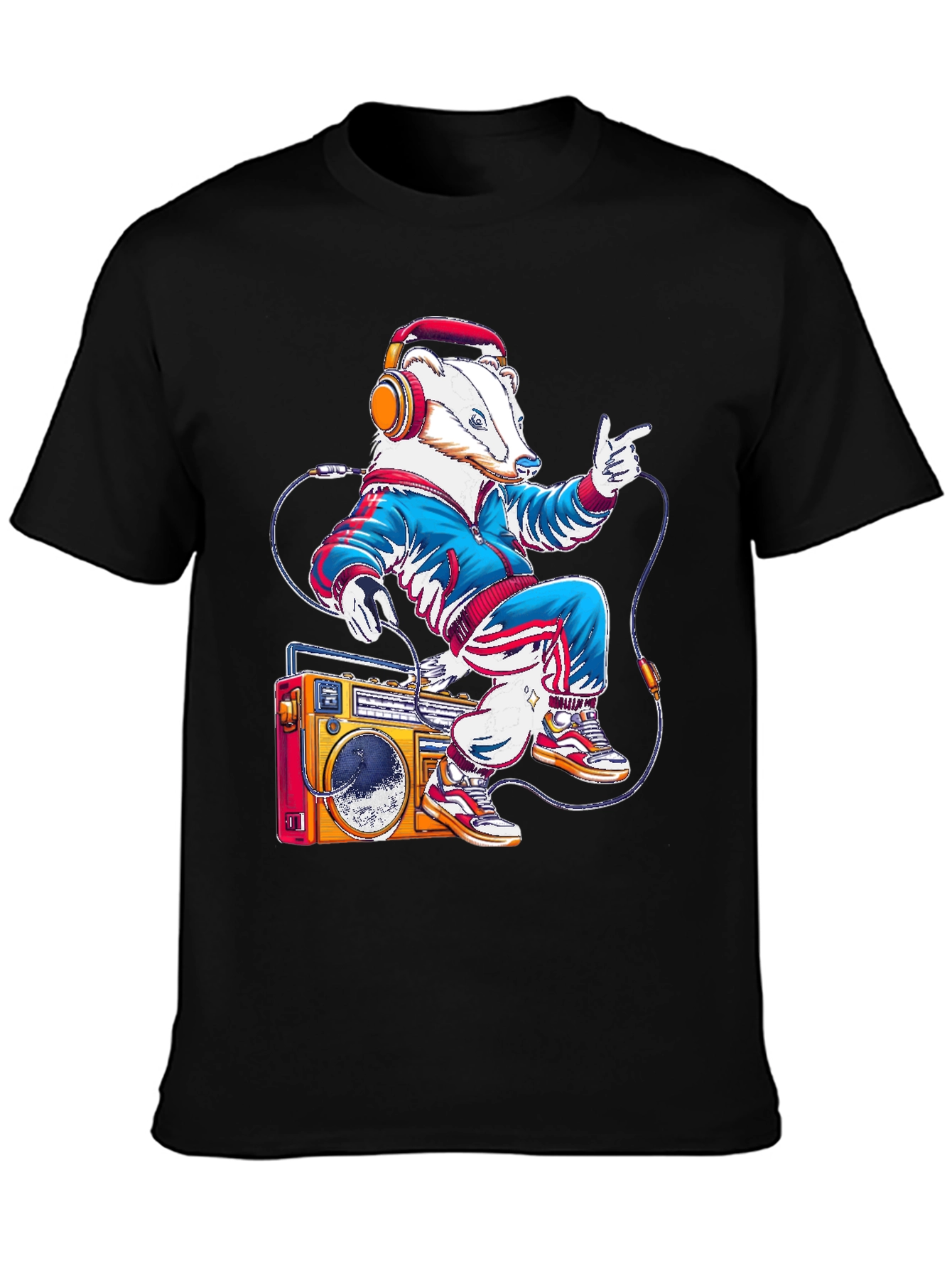 Retro Badger Graphic Tee