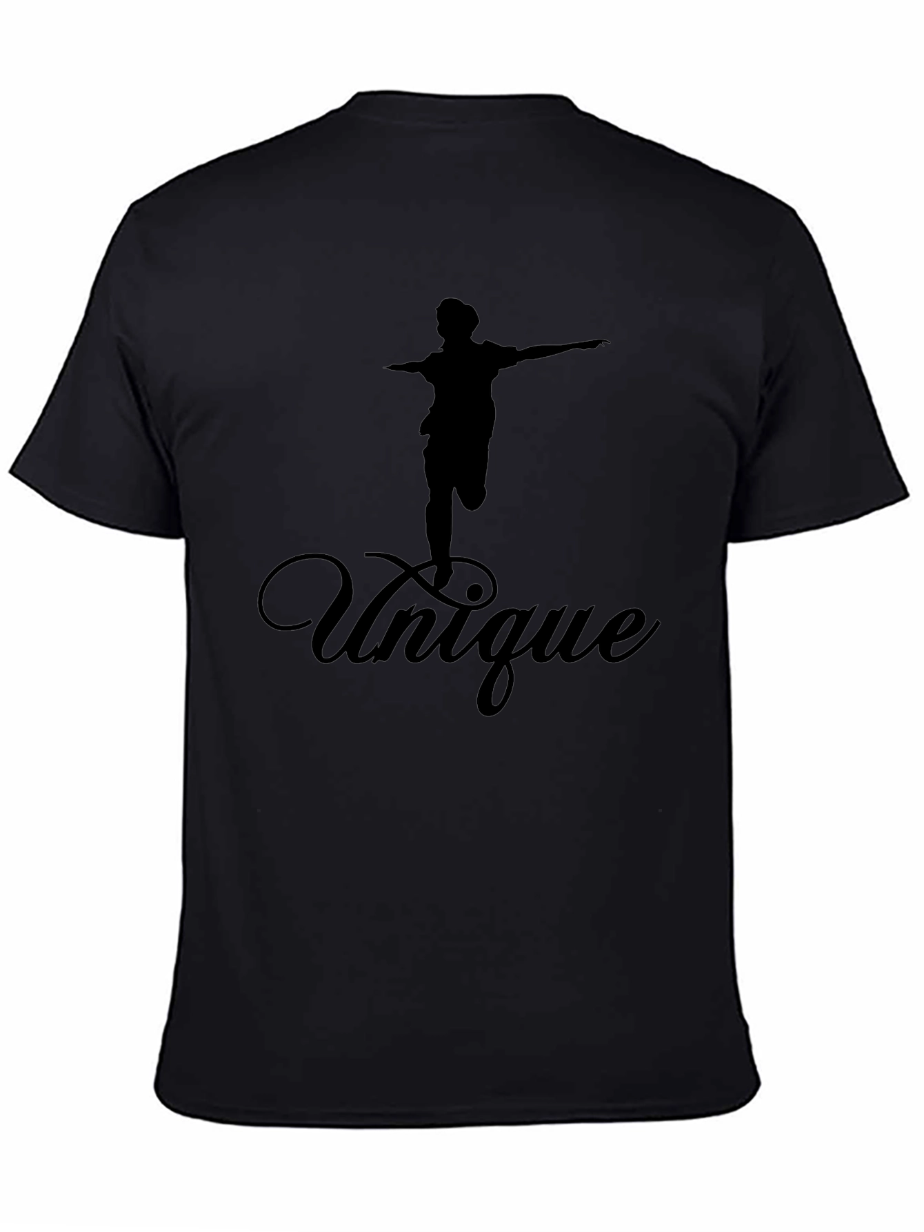 Unique Graphic Tee - Black T-Shirt