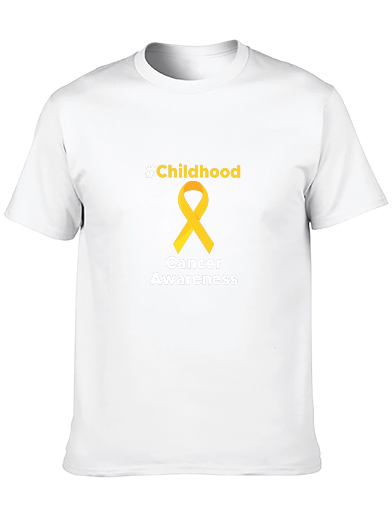 Childhood Cancer Awareness Tee - Black