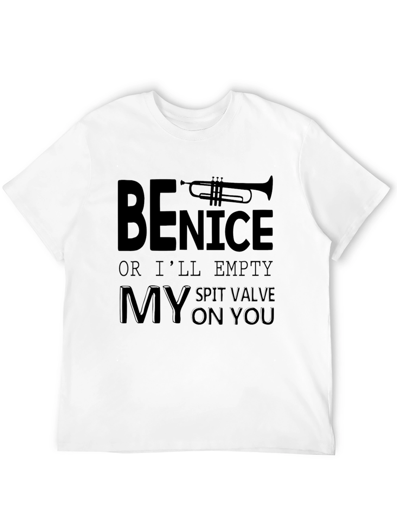 Be Nice Trumpet Graphic Tee