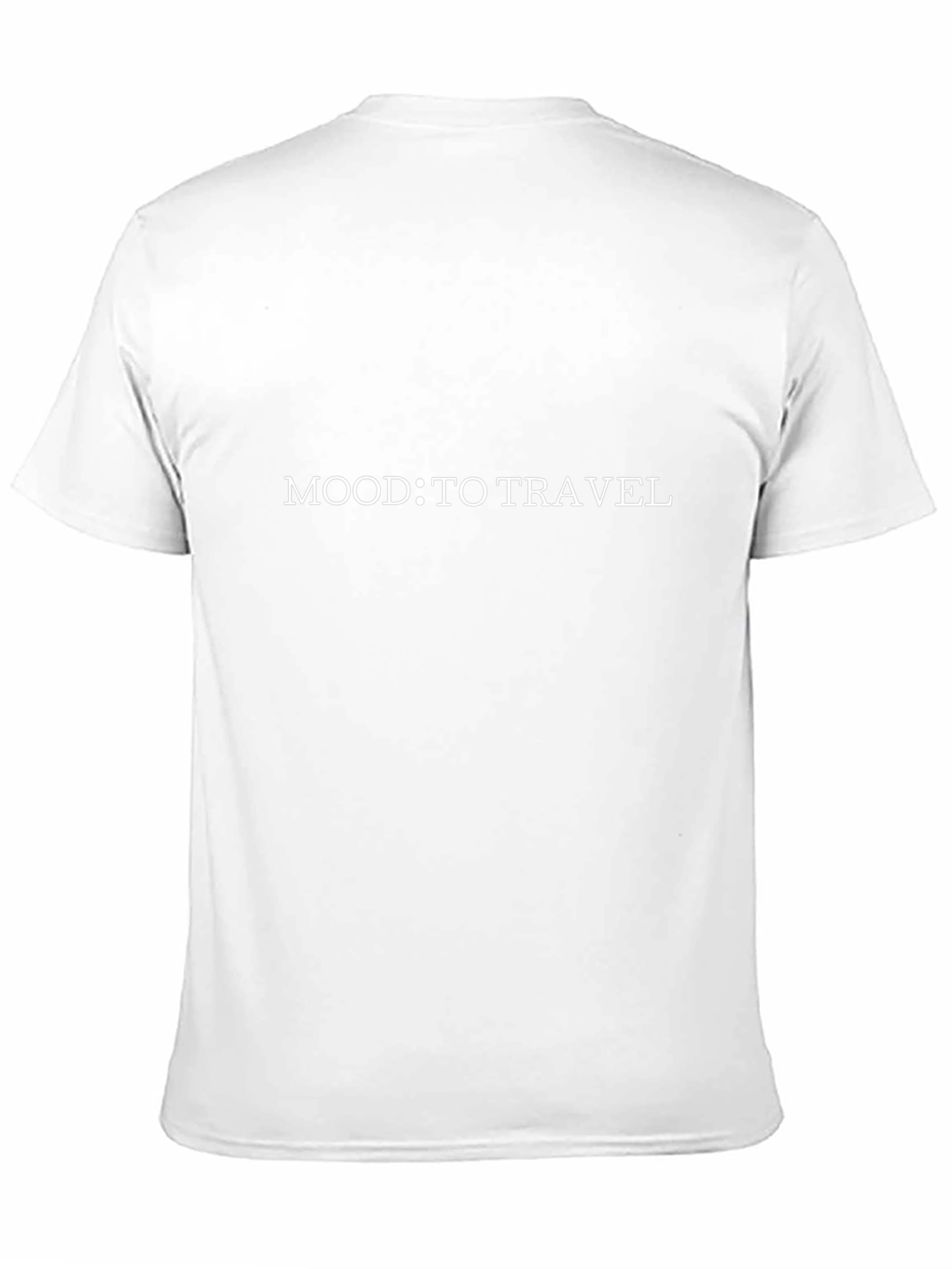 Mood to Travel Black Graphic T-Shirt