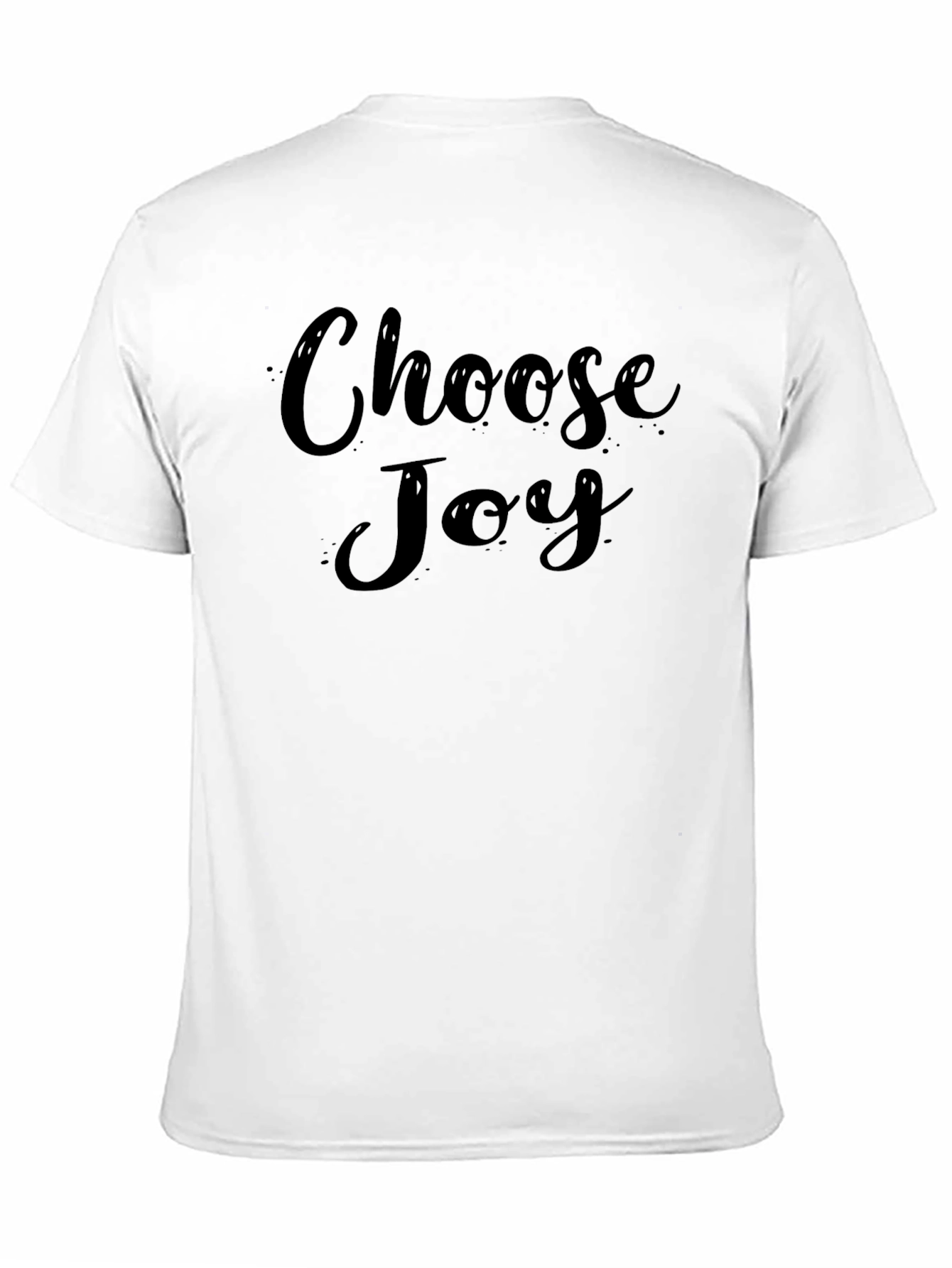 Choose Joy Black T-Shirt - Positive Vibes