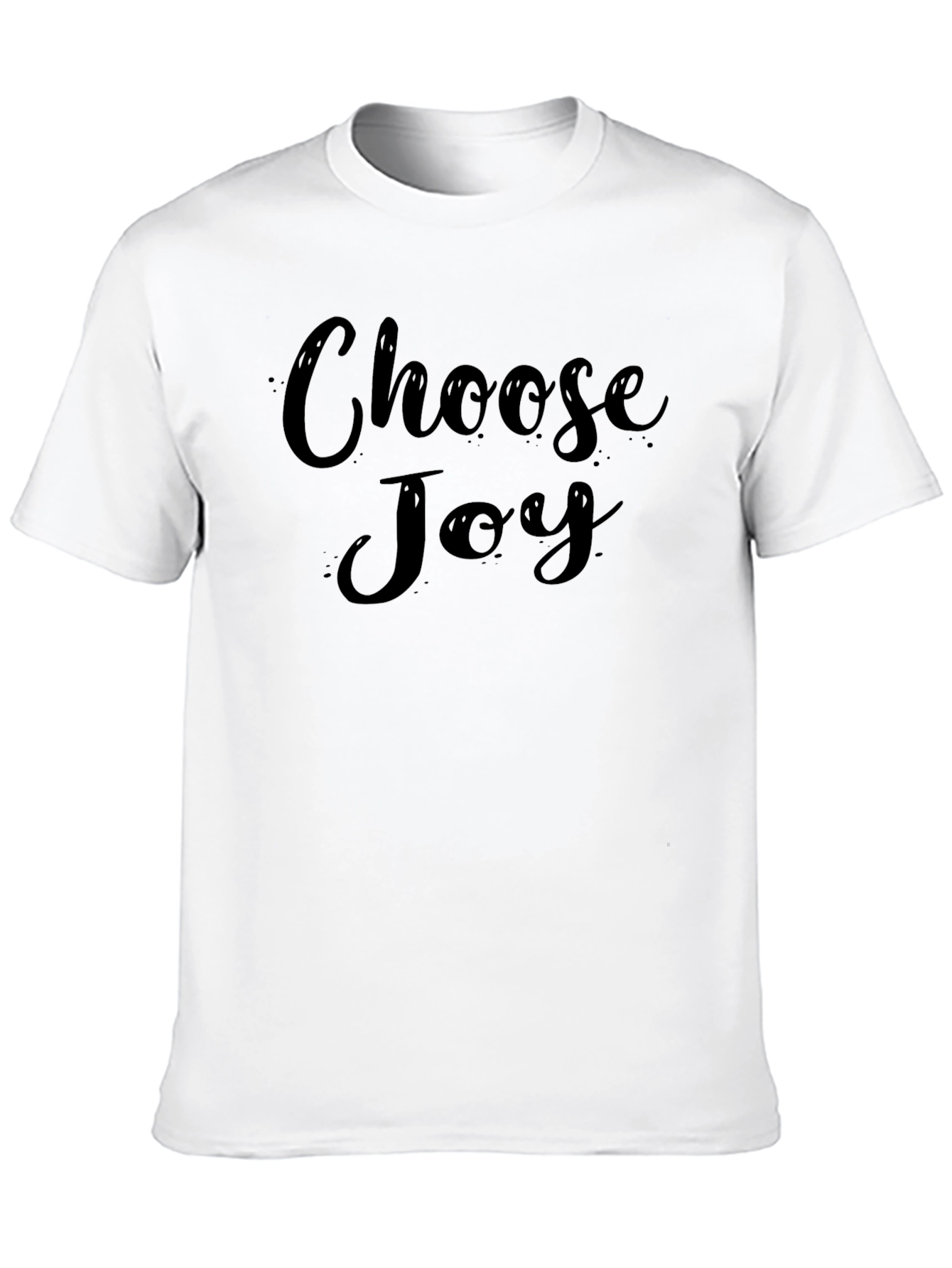 Choose Joy Black T-Shirt - Positive Vibes