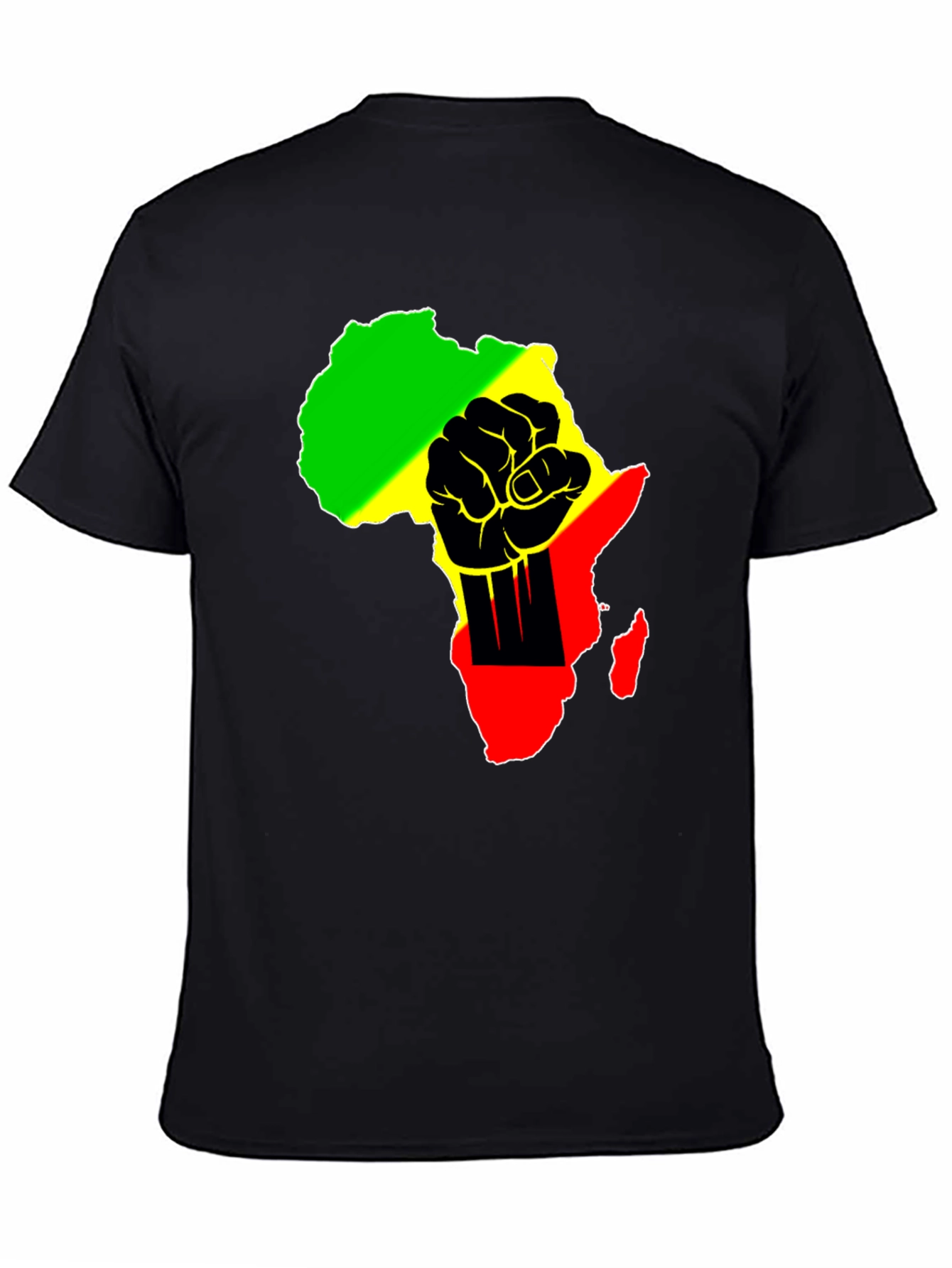 Pan African Fist T-Shirt - Black Pride