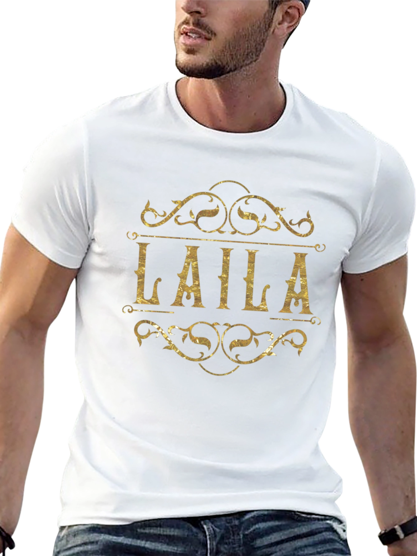 Personalized LAILA Graphic Tee - Custom Name T-Shirt