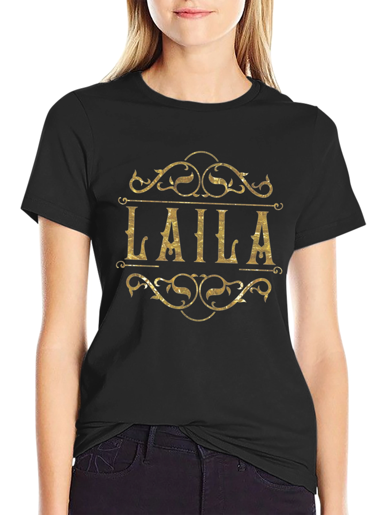 Personalized LAILA Graphic Tee - Custom Name T-Shirt