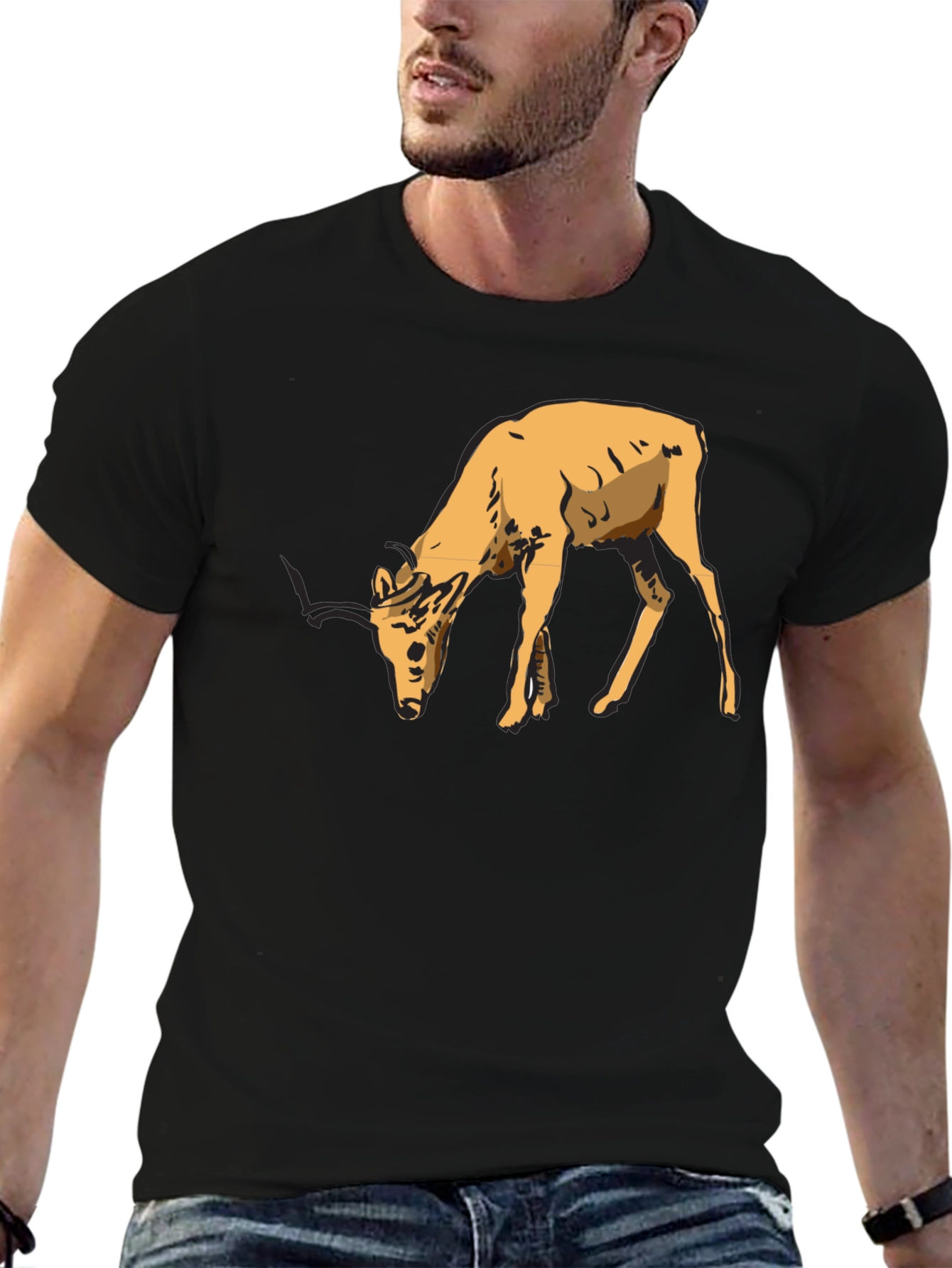 Antelope Graphic Tee - Black