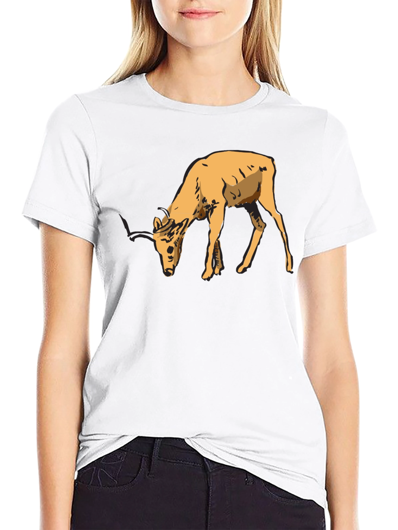 Antelope Graphic Tee - Black
