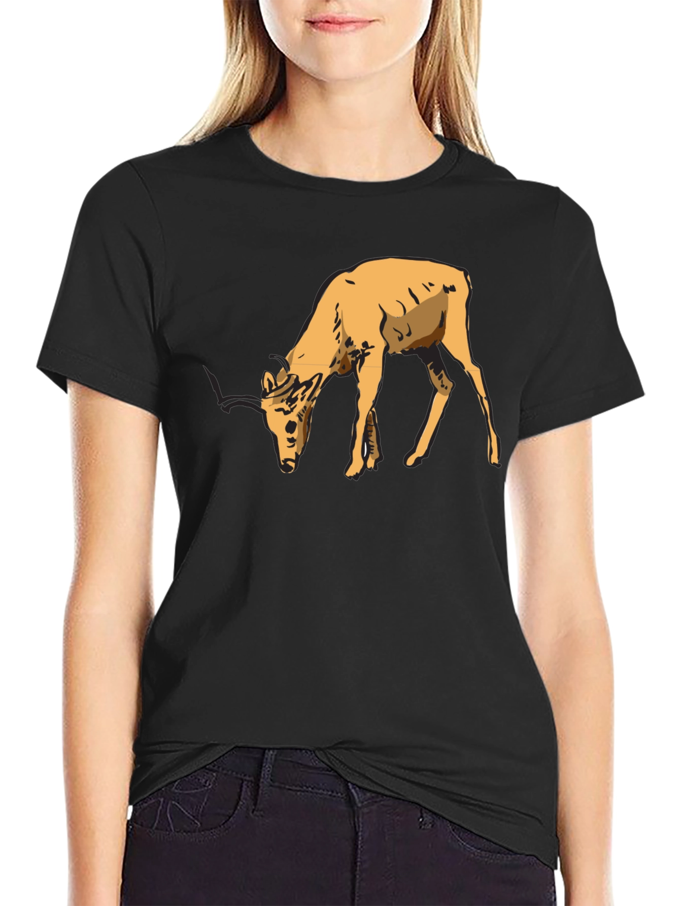 Antelope Graphic Tee - Black