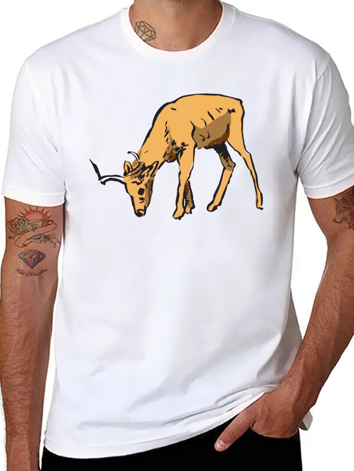 Antelope Graphic Tee - Black
