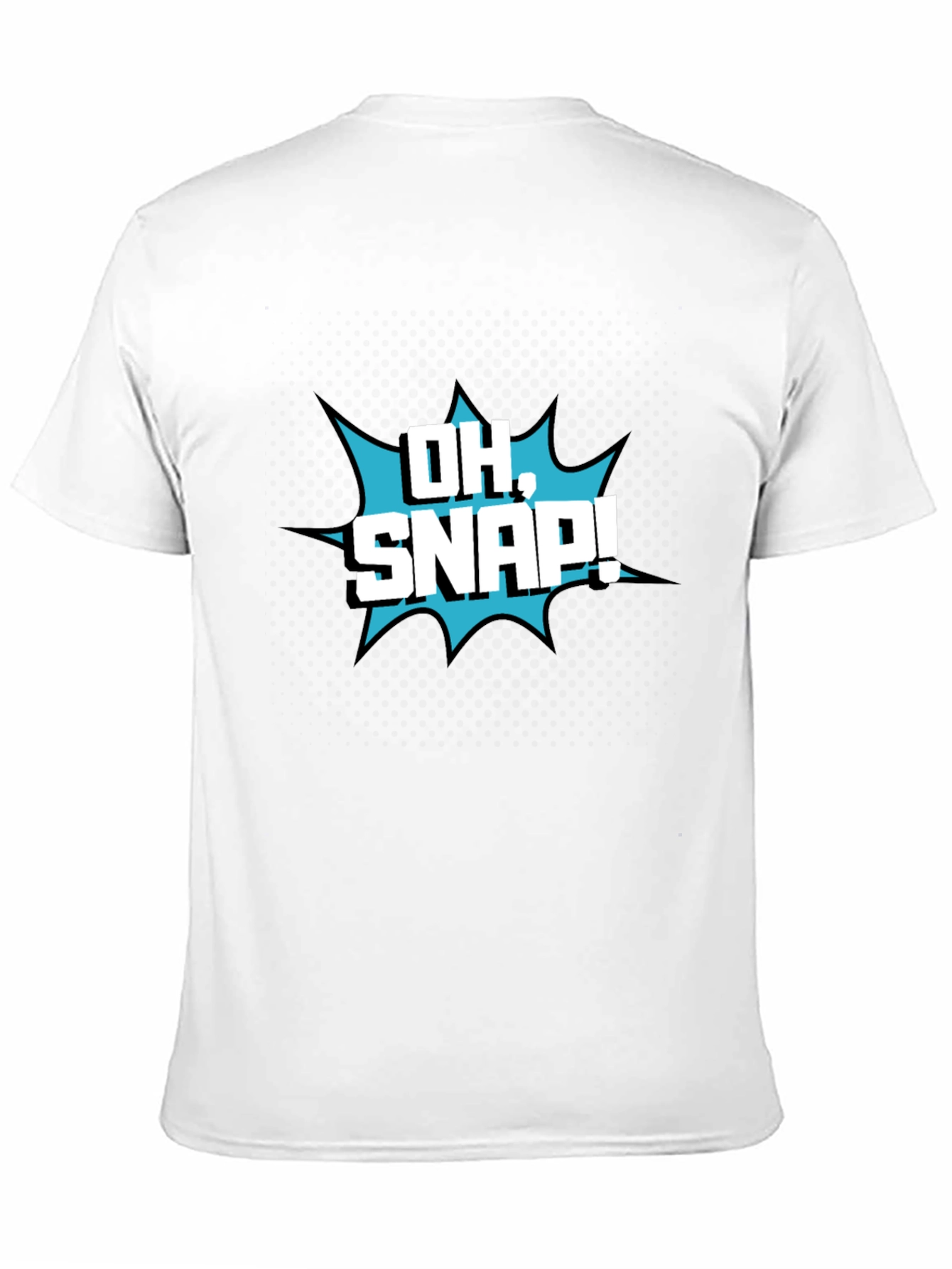 Oh Snap! Graphic T-Shirt - Black Crew Neck Tee