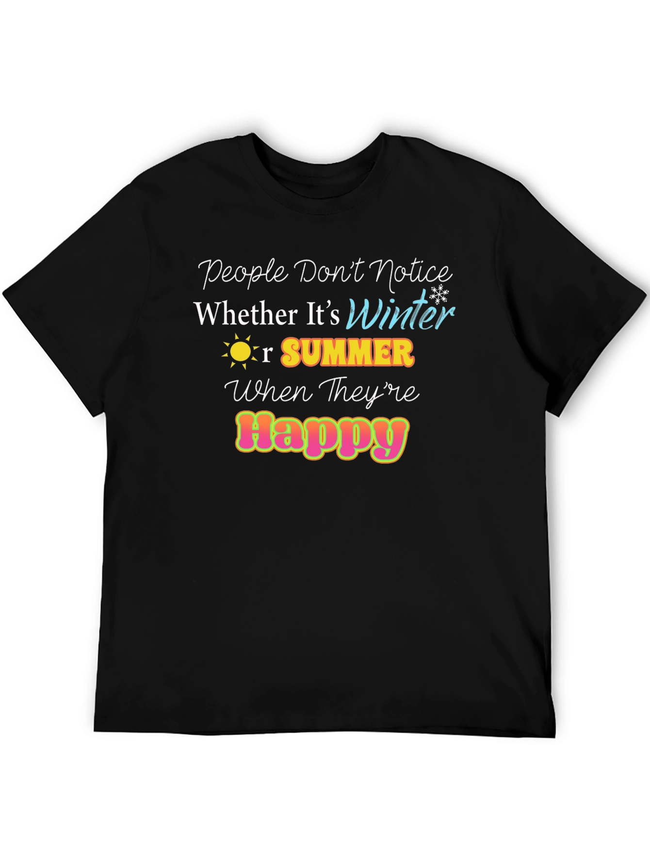 Happy Winter Summer Graphic Tee