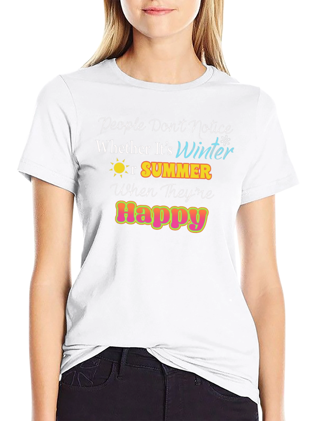 Happy Winter Summer Graphic Tee
