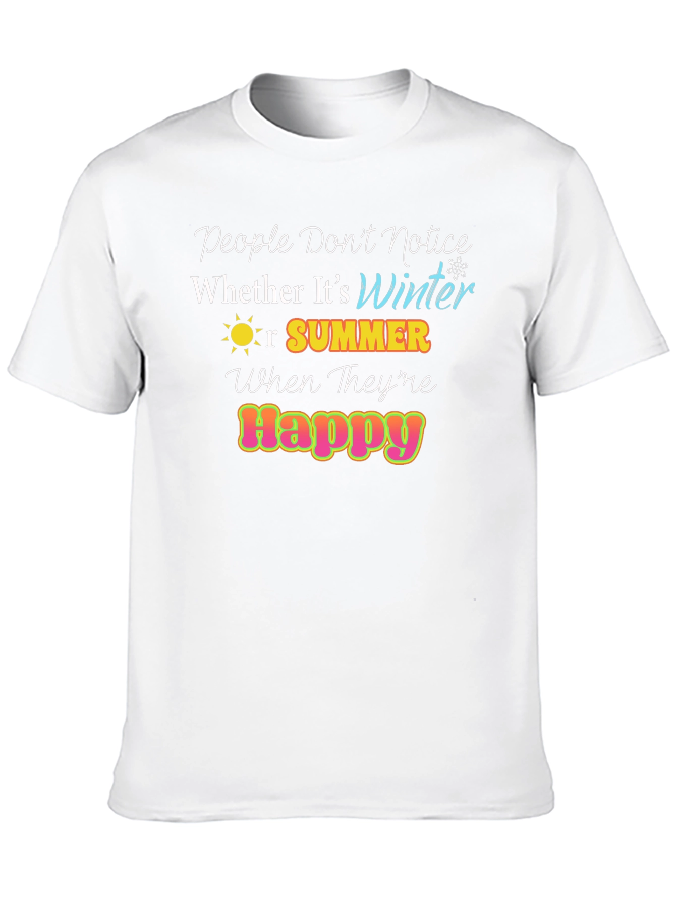 Happy Winter Summer Graphic Tee
