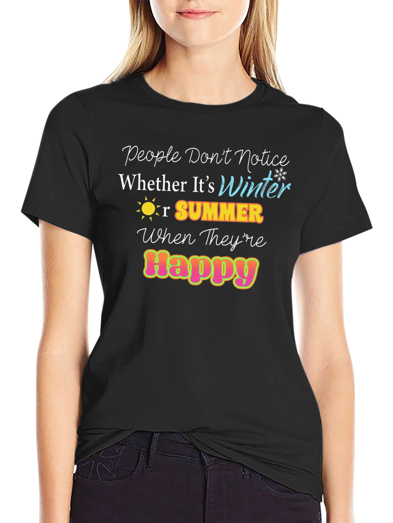 Happy Winter Summer Graphic Tee