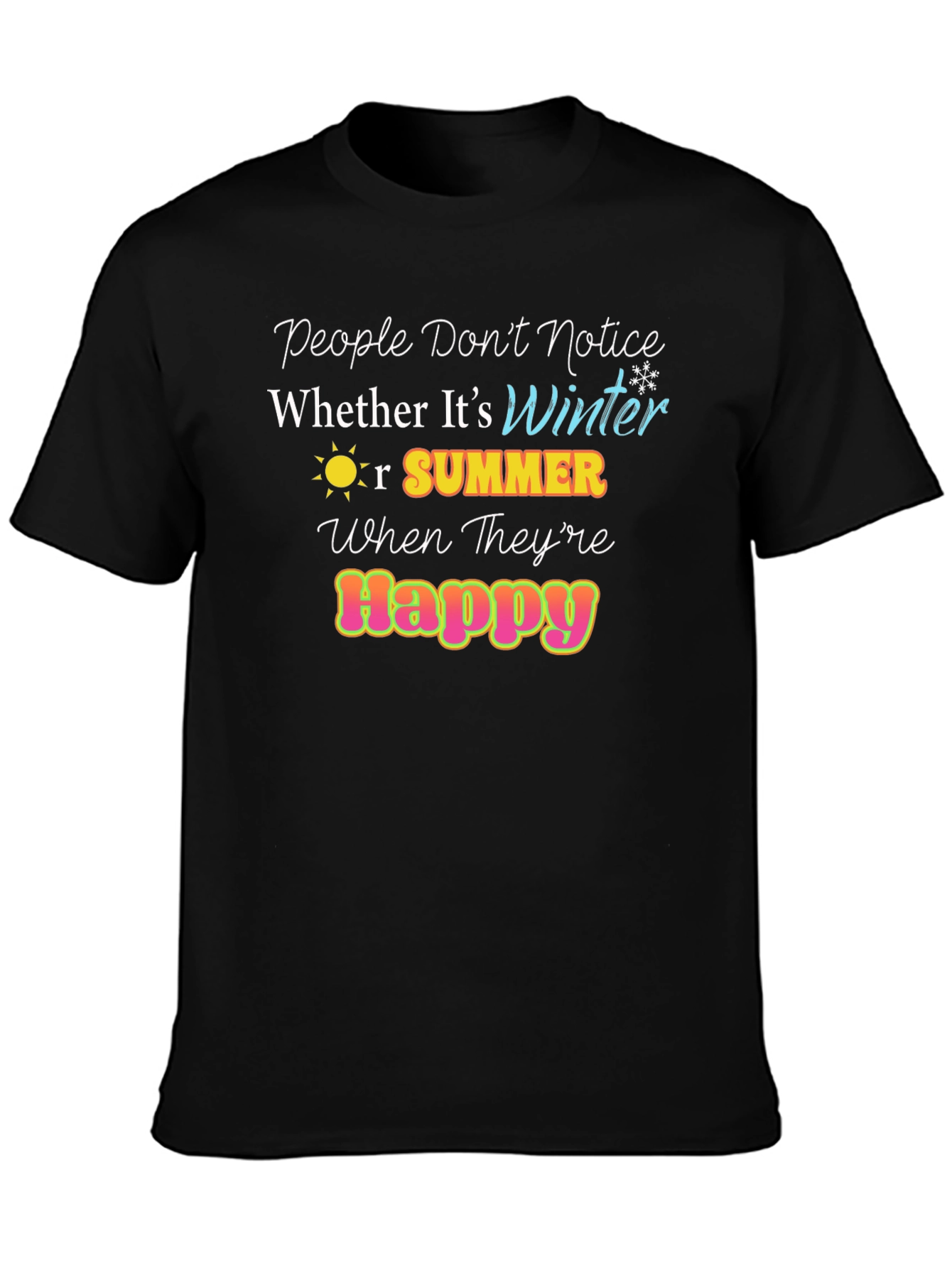 Happy Winter Summer Graphic Tee